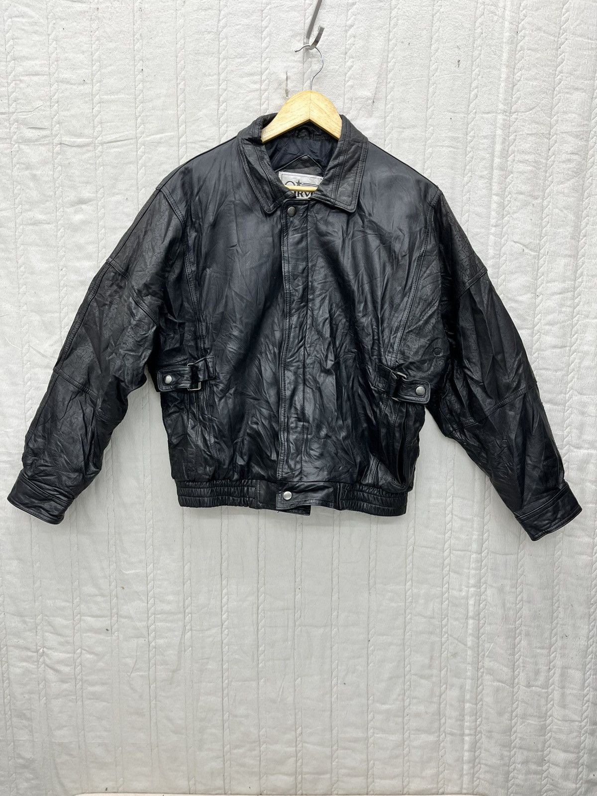 Genuine Leather × Orvis ORVIS LEATHER BOMBER JACKET Size US M / EU 48-50 / 2 - 1 Thumbnail