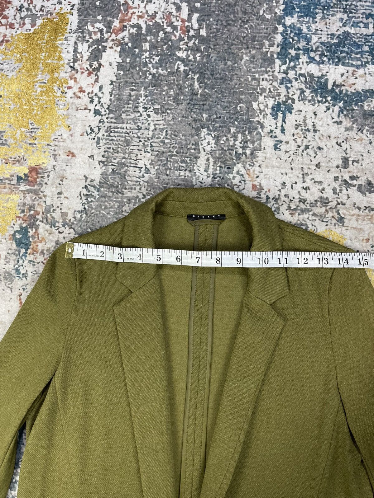 Sisley Kansai Yamamoto Sisley Open Front Light Blazer Size XS / US 0-2 / IT 36-38 - 13 Thumbnail