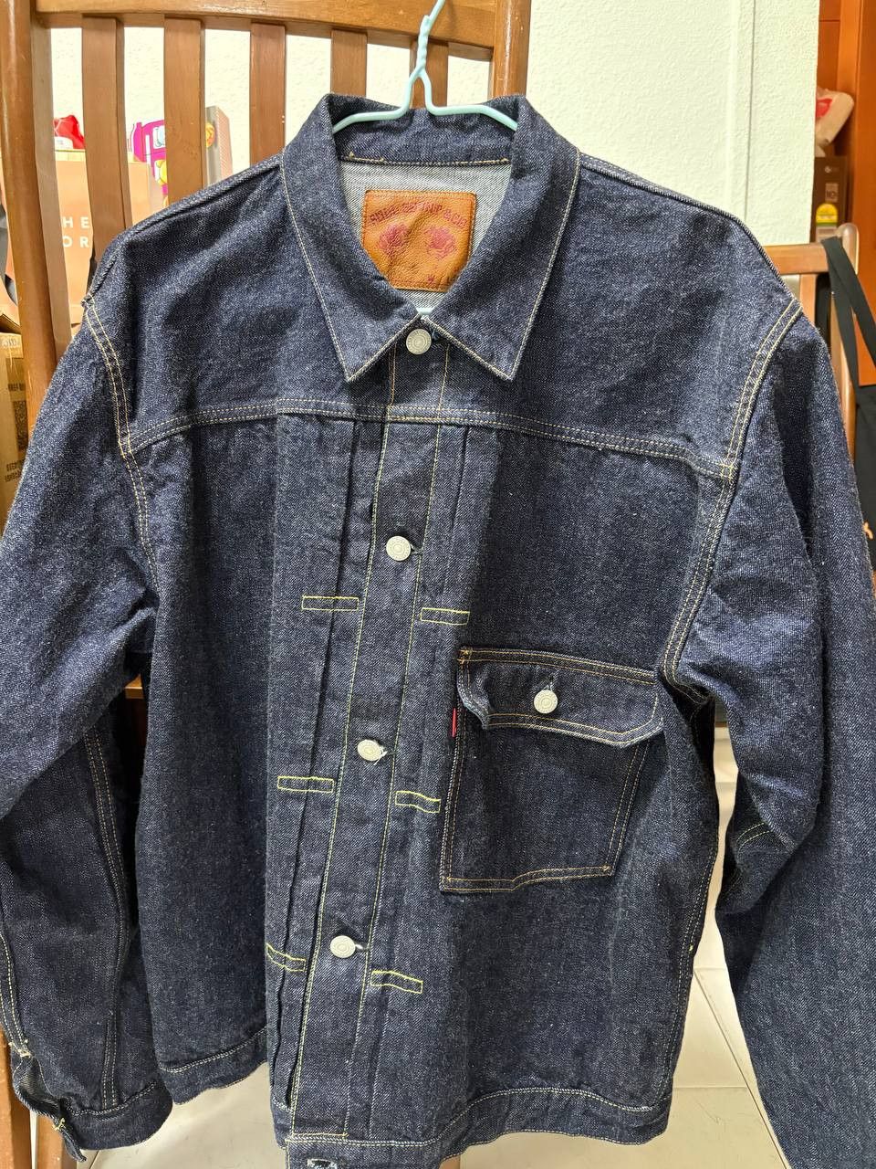 Full Count & Co. FULLCOUNT 2107 Type 1 Denim Jacket Size US L / EU 52-54 / 3 - 2 Thumbnail