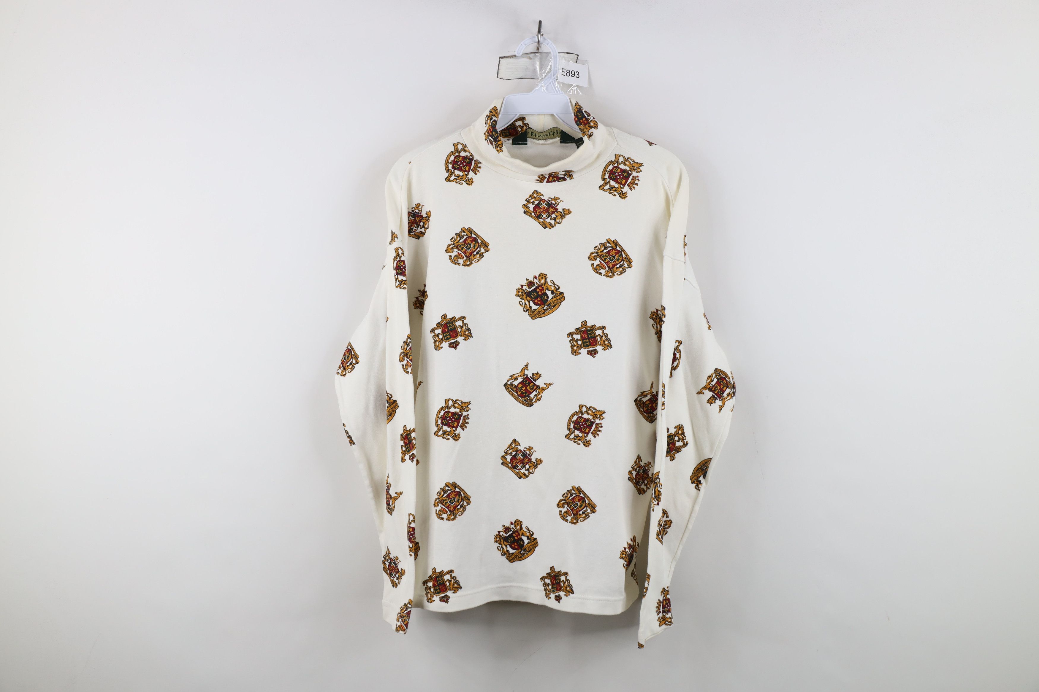 Vintage Vintage 90s Streetwear of Arms Turtleneck T-Shirt Cotton Size M / US 6-8 / IT 42-44 - 1 Thumbnail