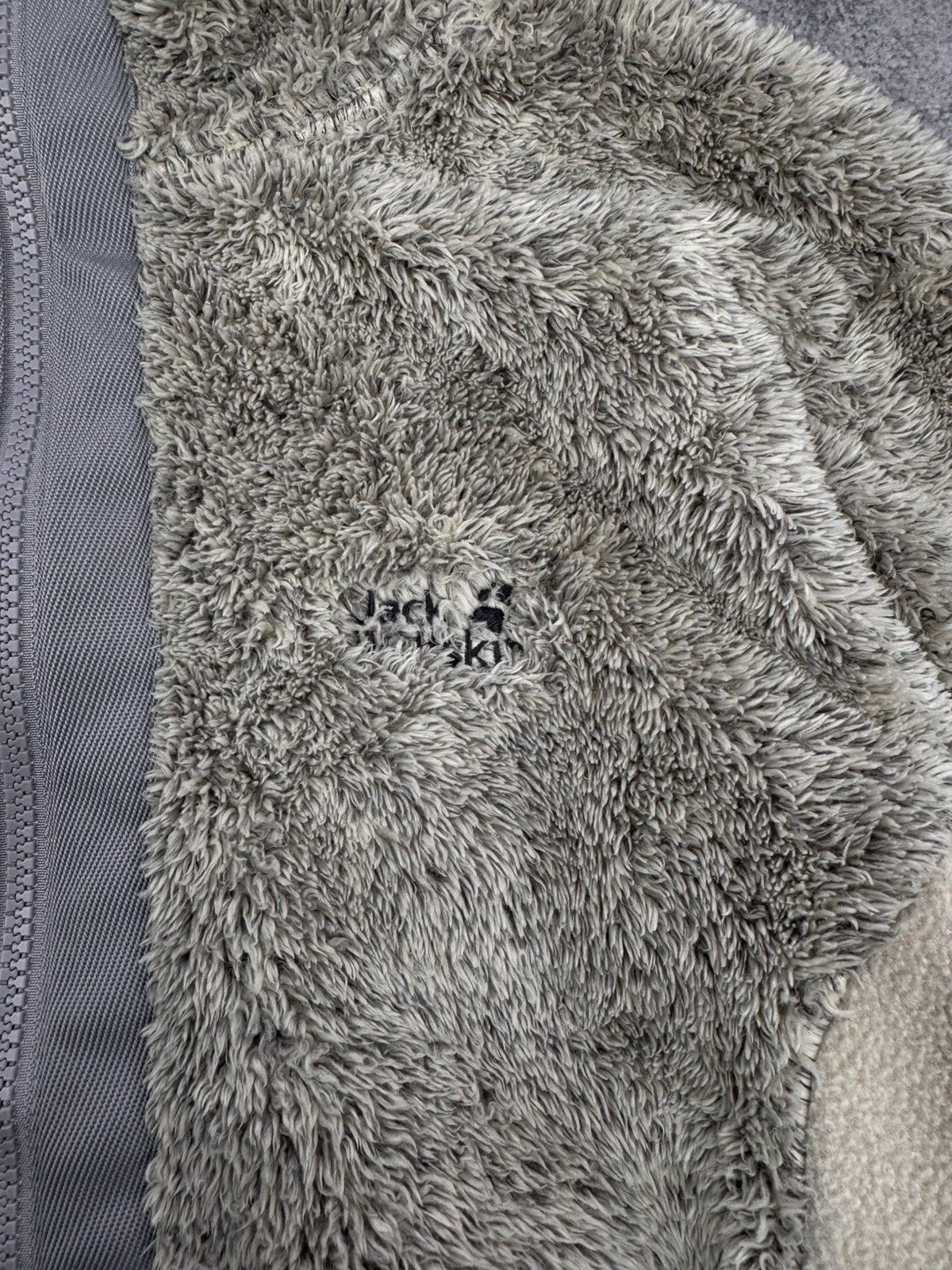 Jack Wolfskin Jack Wolfskin Women Sherpa Hooded Jacket OliveGrey Mix Beige Size L / US 10 / IT 46 - 3 Thumbnail