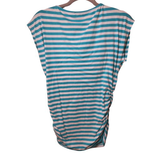 Michael Kors Michael Kors Top Turquoise Sleeveless Ruched Sides Large Size L / US 10 / IT 46 - 3 Thumbnail