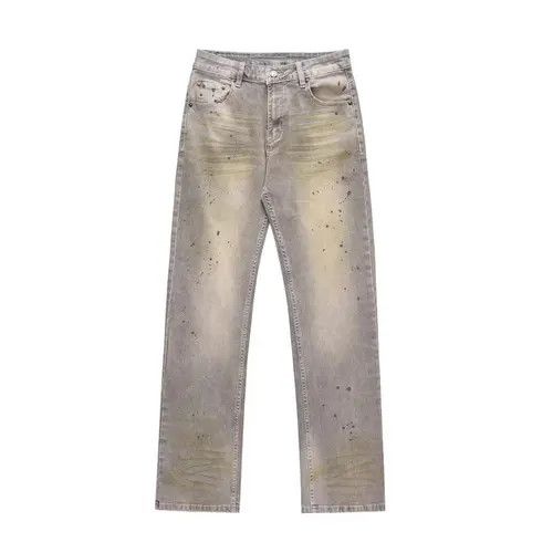 VIBE Men's punk ink-splashed distressed washed jeans Size US 32 / EU 48 - 6 Thumbnail