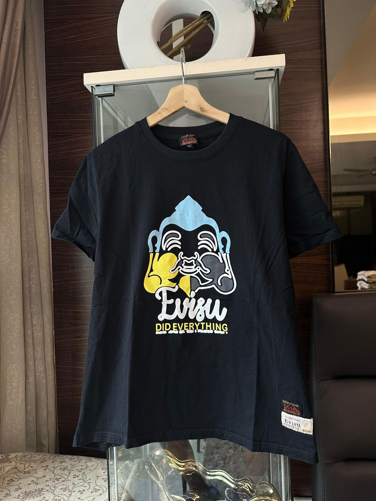 Evisu Vintage Evisu "Did Everything" Buddha Graphic Tee Size US M / EU 48-50 / 2 - 2 Thumbnail