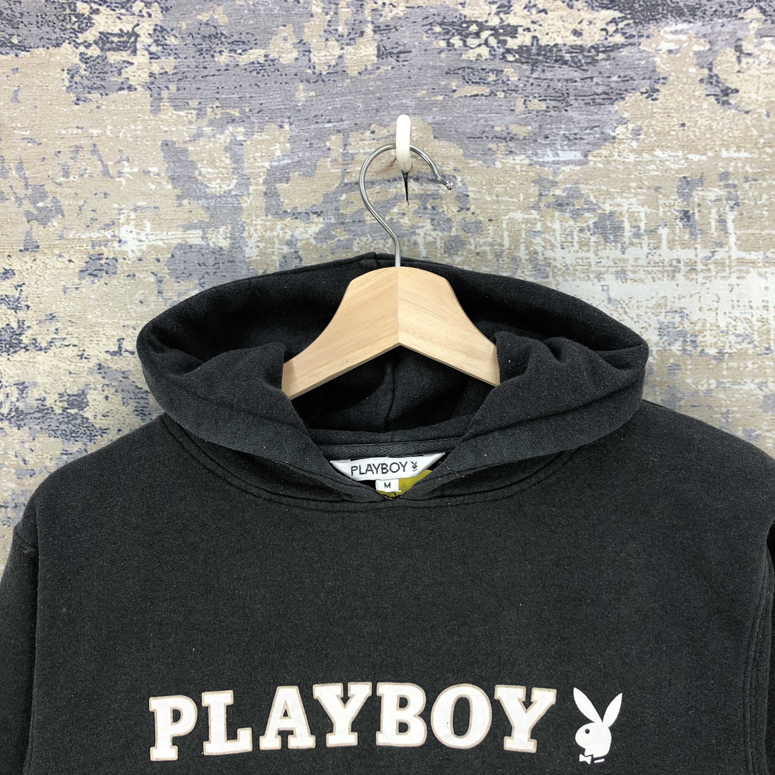 Vintage 90s Playboy Hoodie Sweater Playboy Hooded Sweatshirt