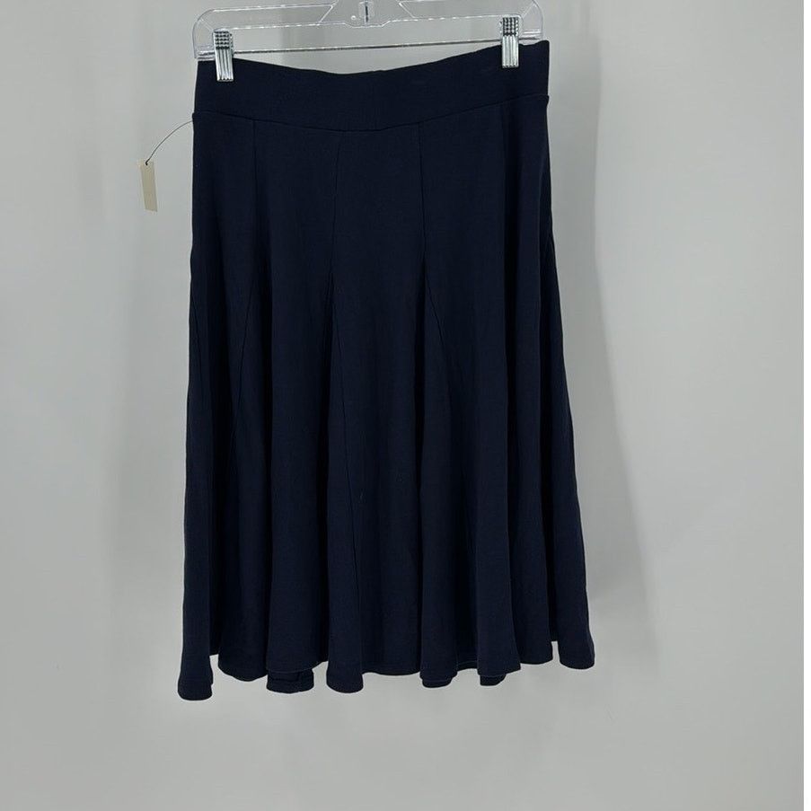 Other Talbots SUPERSOFT PONTE MIDI SKIRT navy blue versatile midi Size 27" / US 4 / IT 40 - 4 Thumbnail