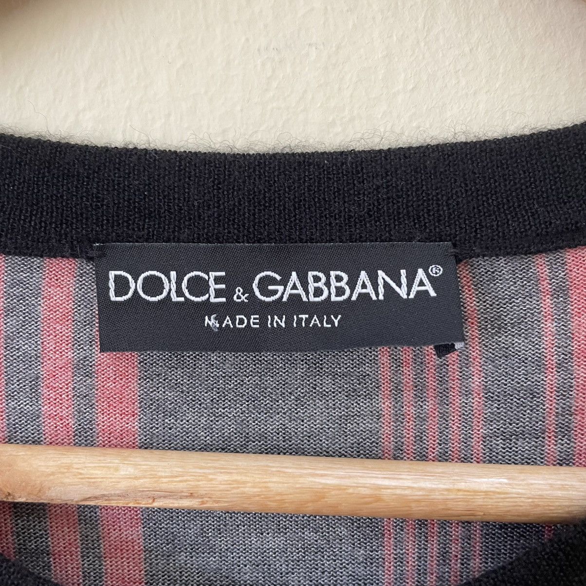 Dolce & Gabbana Dolce & Gabbana Striped Cashmere Sweater Size US L / EU 52-54 / 3 - 4 Thumbnail