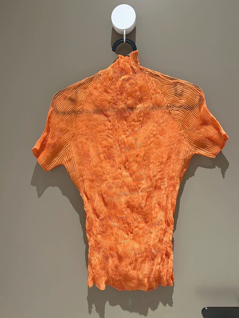 Issey Miyake Issey Miyake size:2 Wicker see-through base short-sleeved Size XS / US 0-2 / IT 36-38 - 2 Thumbnail
