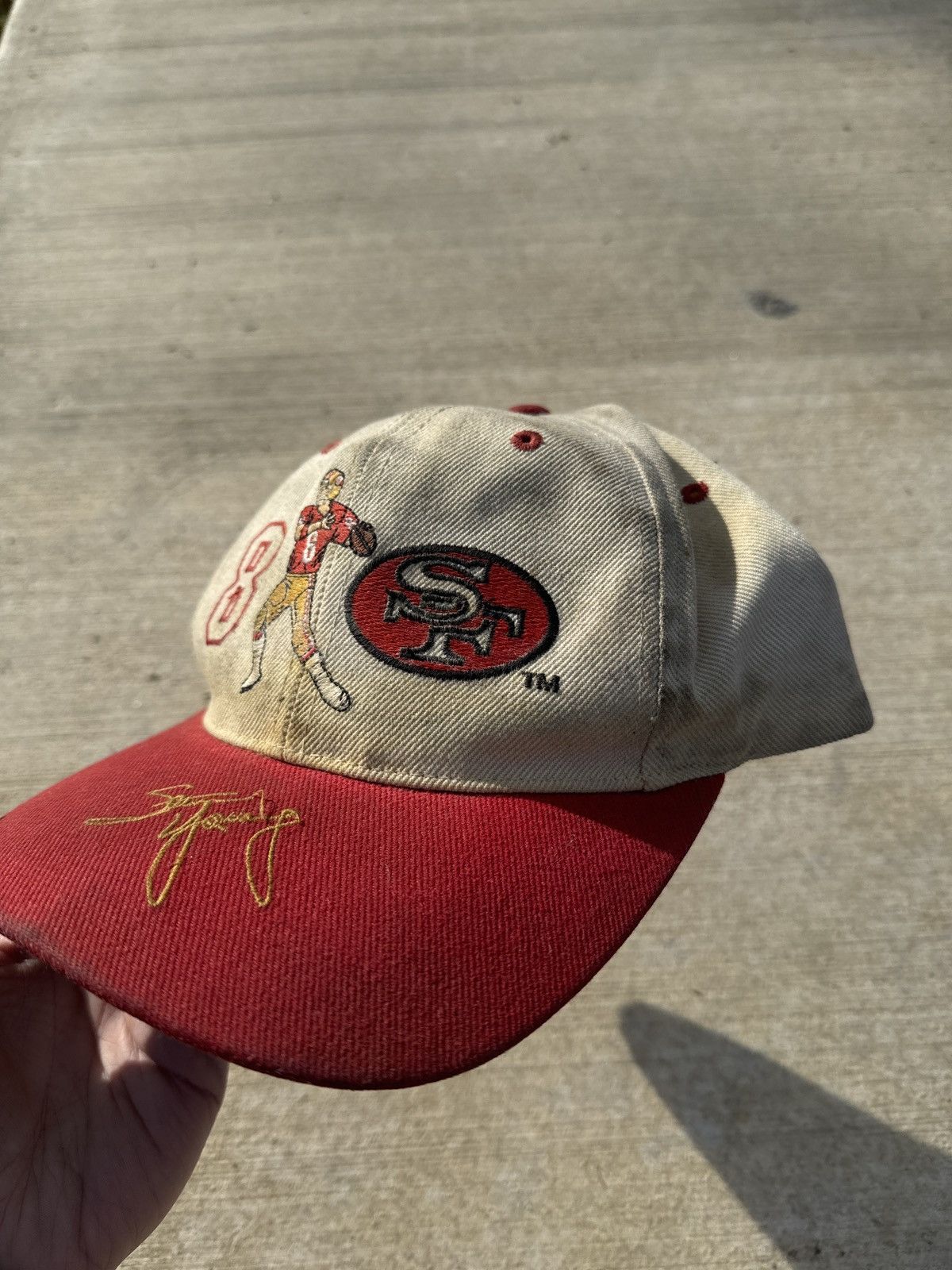 Vintage San Francisco 49ers corduroy SnapBack hat deals