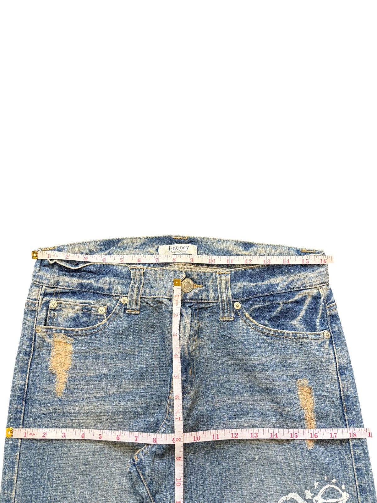 Acne Studios Vintage / Y2K J Honey Rusty Wash Distress Loose Jeans Size 32" / US 10 / IT 46 - 6 Thumbnail