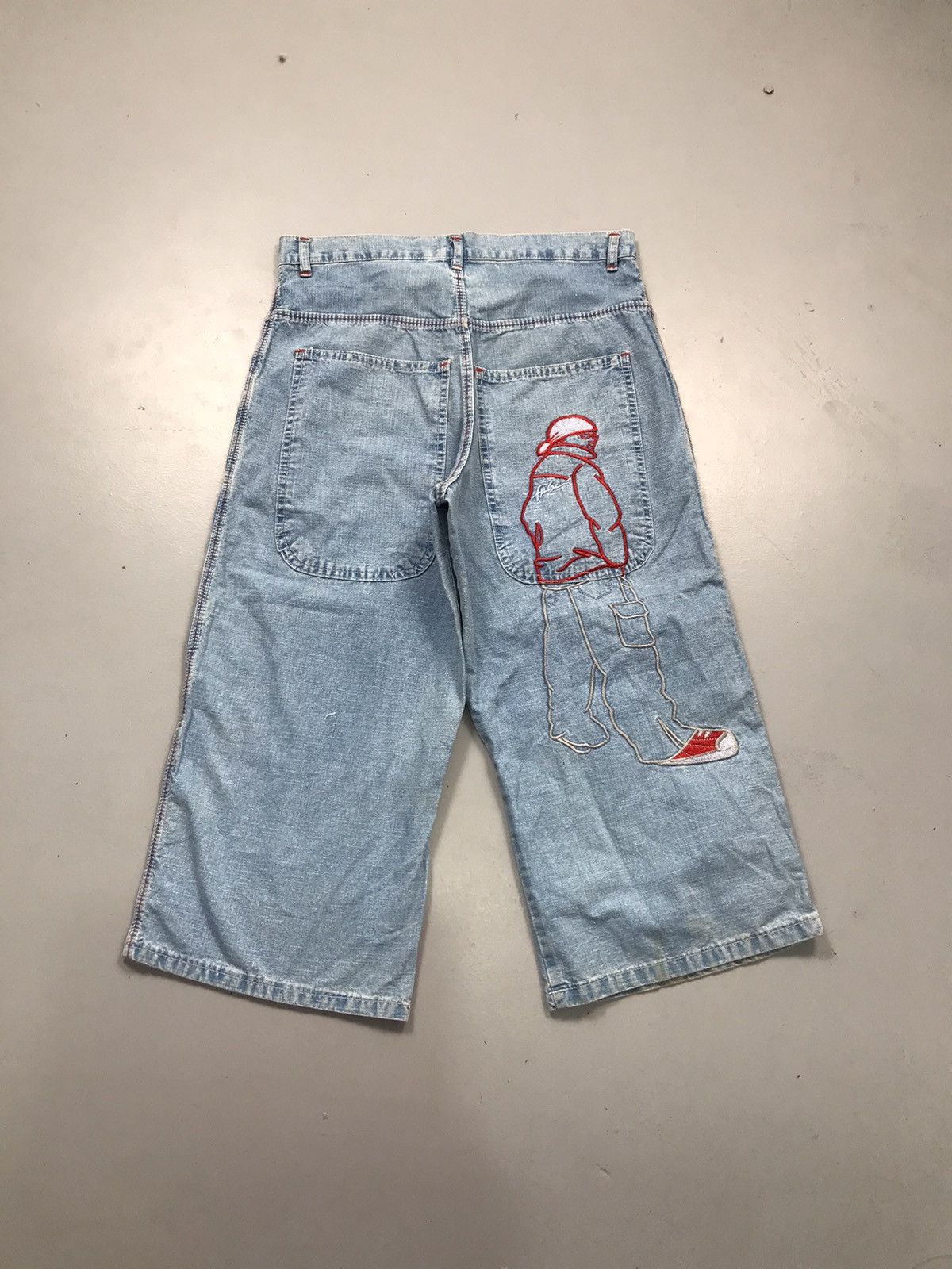 Fubu Vintage Fubu embroidered jort Size US 32 / EU 48 - 1 Thumbnail