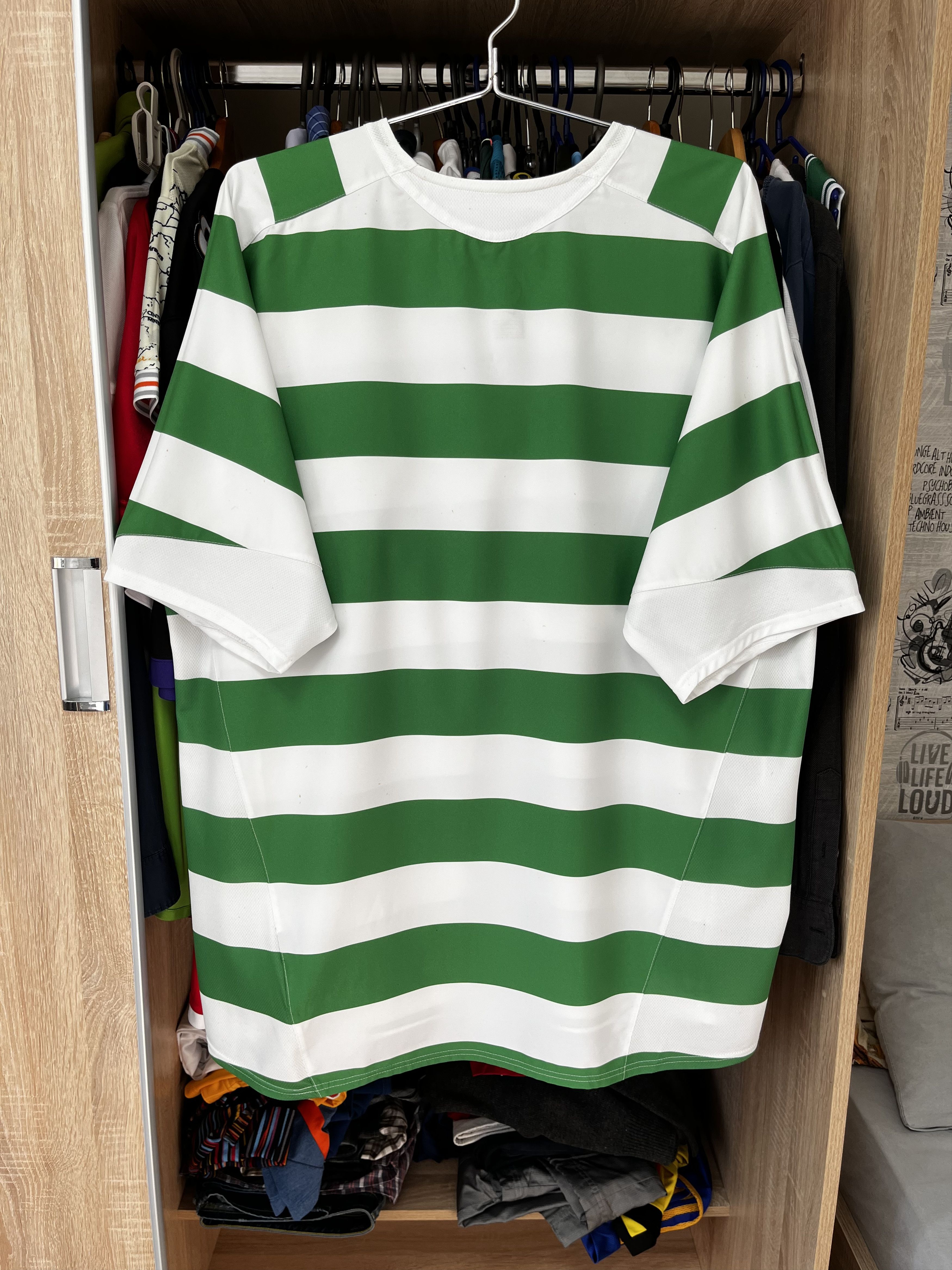 Nike ⚽️ CELTIC 2005/06 NIKE HOME FOOTBALL JERSEY SOCCER SHIRT Size US XXL / EU 58 / 5 - 9 Thumbnail
