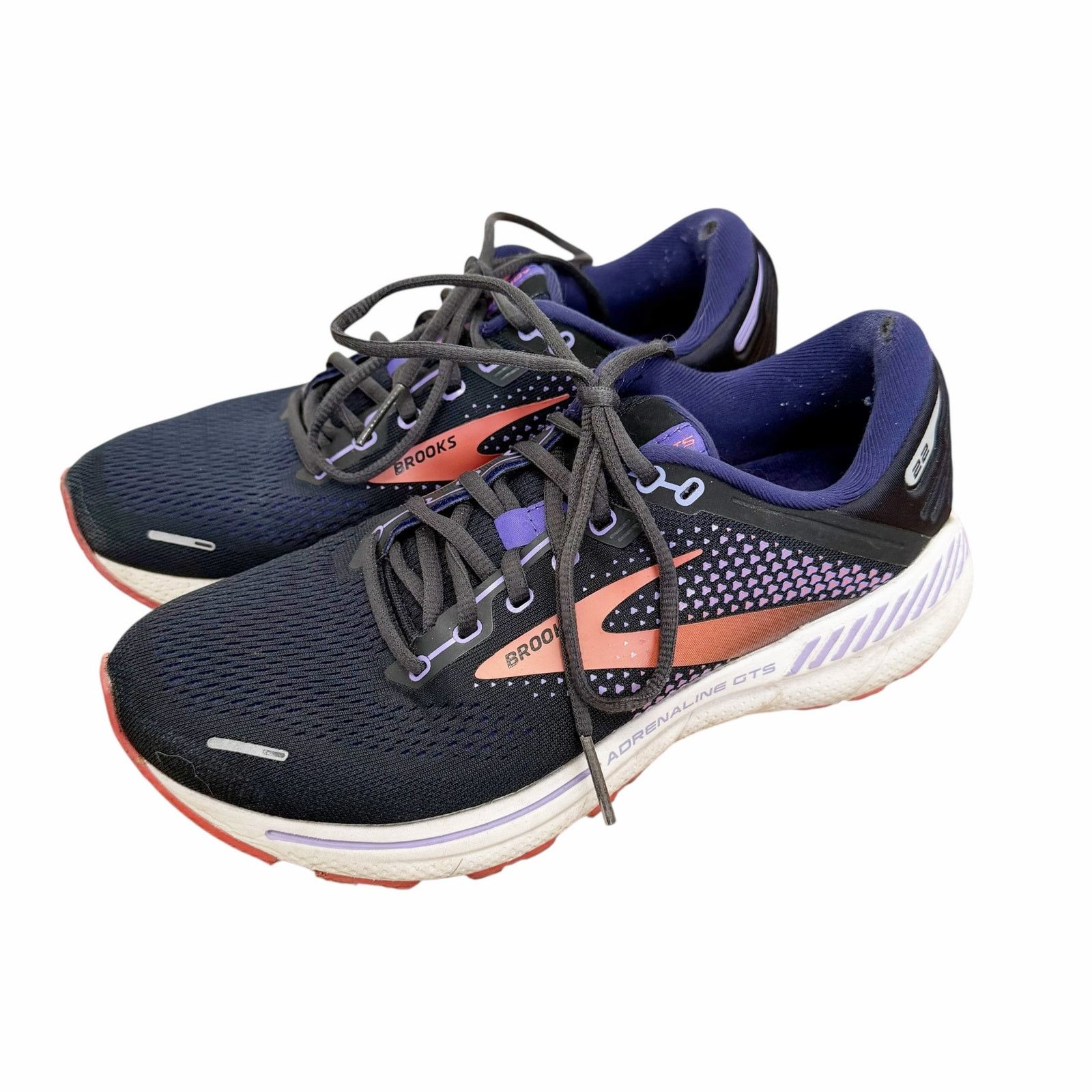 Brooks Brooks Purple Adrenaline GTS 22 Sneakers Sz 9 Wide Size US 9 / IT 39 - 3 Thumbnail