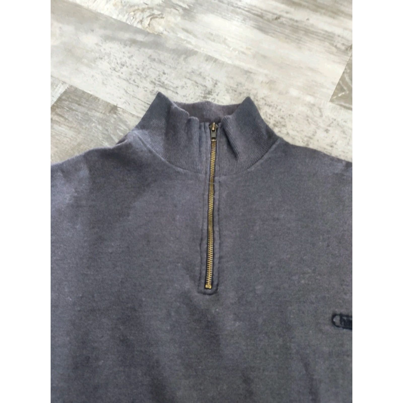 Vintage Vintage Handcuffs Q Zip Sweatshirt Mens XL Gray Streetwear USA Made USA Size US XL / EU 56 / 4 - 4 Thumbnail