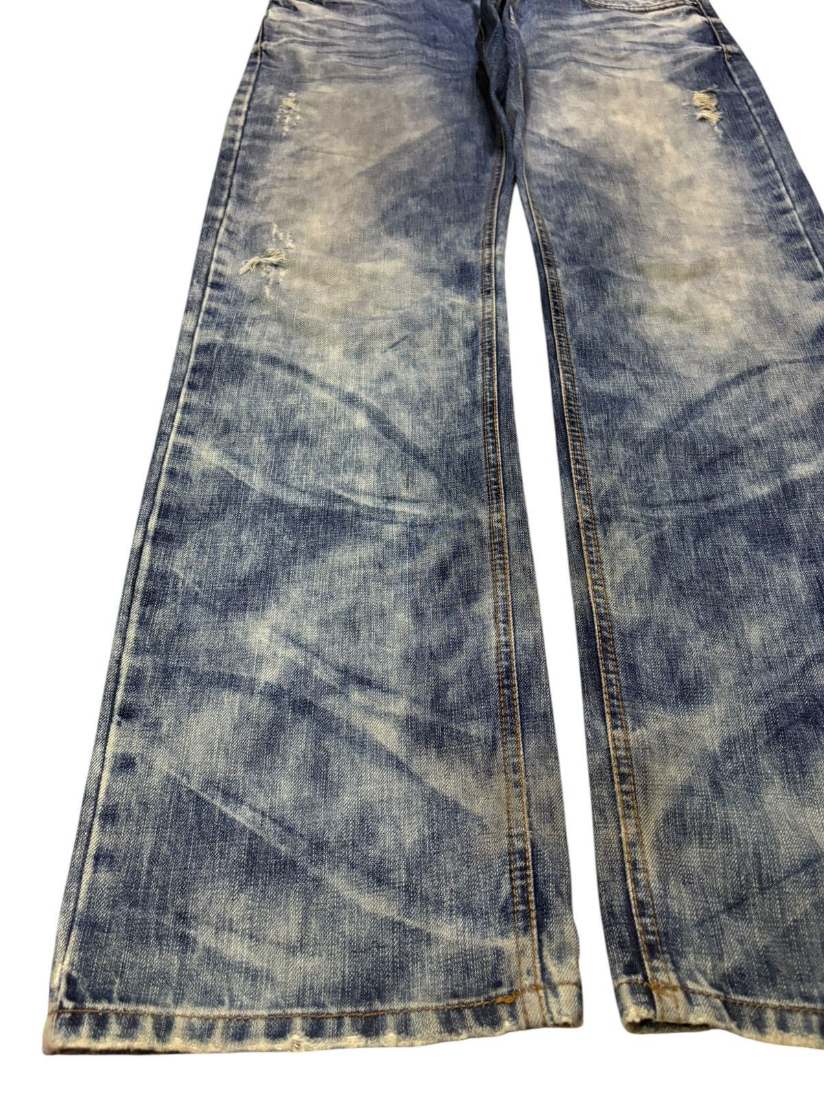 Japanese Brand Vintage Japanese Brand Mud Wash Loose Baggy Jeans Size US 36 / EU 52 - 6 Thumbnail