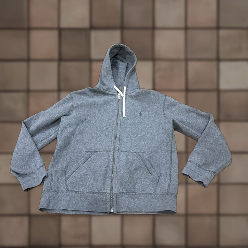 Polo Ralph Lauren Polo Ralph Lauren Hoodie Mens Size L Gray Full Zip Embroidered Pony Logo Size US L / EU 52-54 / 3 - 1 Thumbnail