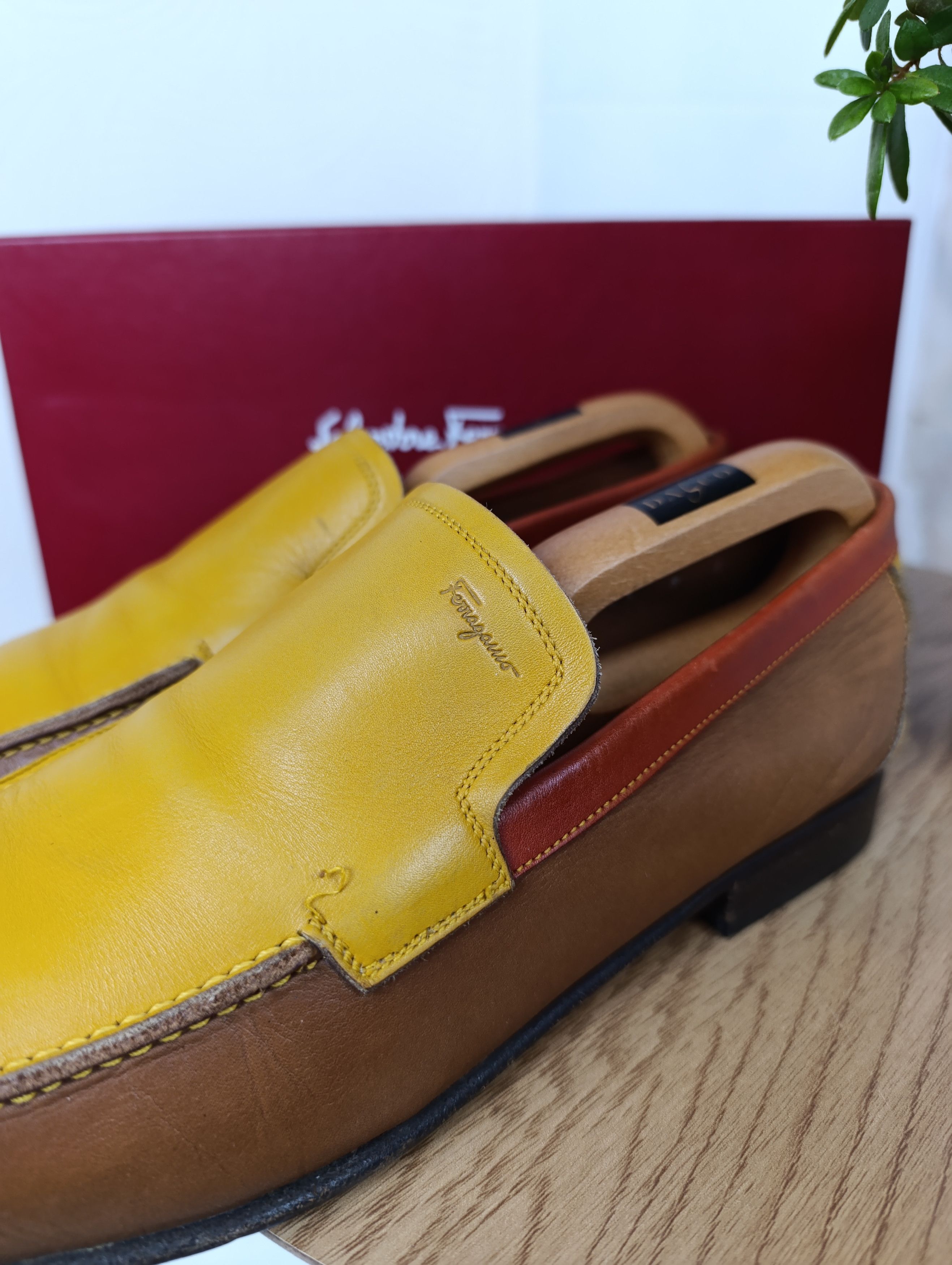 Salvatore Ferragamo SALVATORE FERRAGAMO LEATHER ITALIAN SHOES Size US 8 / EU 41 - 3 Thumbnail