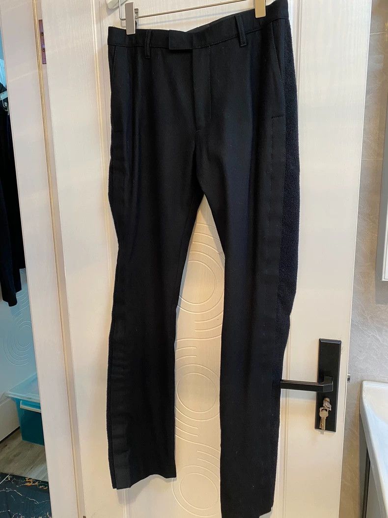 Raf Simons Raf simons Thin Ni material side Velcro design straight tr Size US 28 / EU 44 - 1 Thumbnail