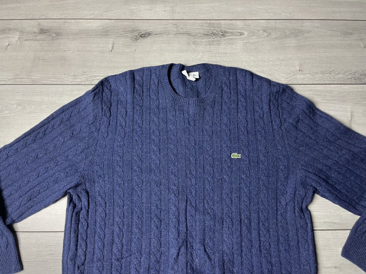 Lacoste Lacoste sweater jumper wool size XXLarge Size US XXL / EU 58 / 5 - 3 Thumbnail