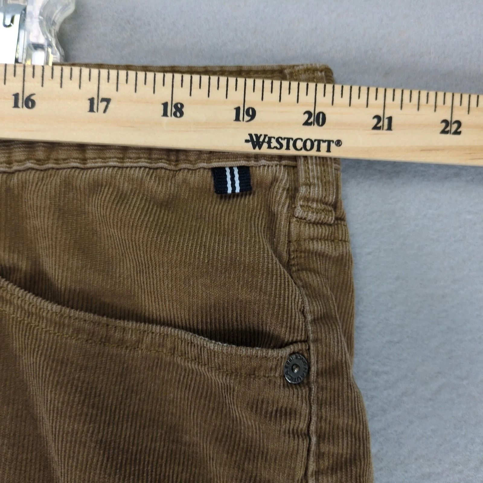 Nautica Nautica Tan Corduroy Pants Men's 40x32 Straight Fit Stretch Size US 40 / EU 56 - 5 Thumbnail