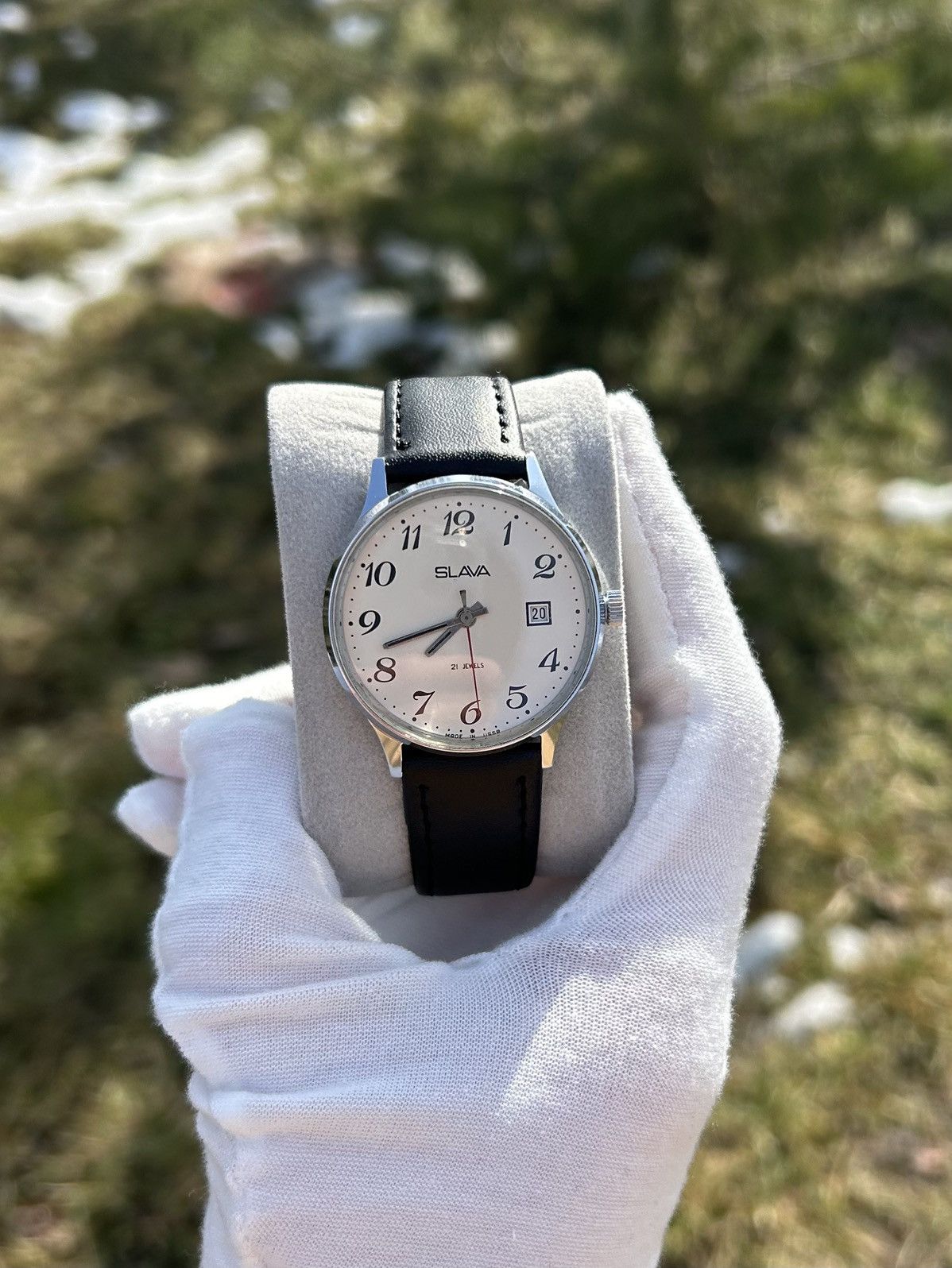 Vintage Vintage Watch Slava USSR Soviet Mechanical Retro 1980s Size ONE SIZE - 10 Thumbnail