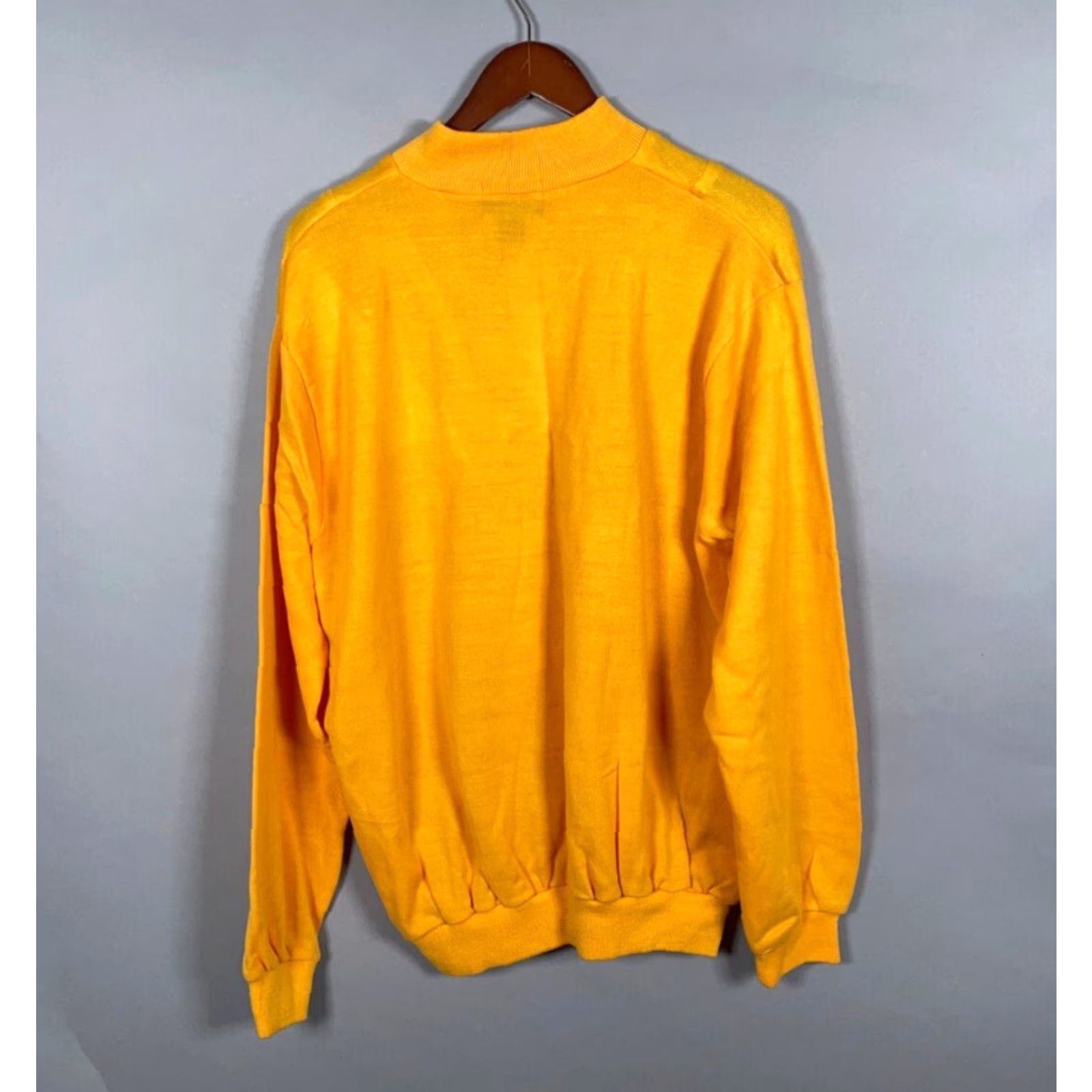 Vintage VINTAGE Country Touch Henley Sweater Adult XL Yellow Lightweight Acrylic 90s Mens Size US XL / EU 56 / 4 - 2 Thumbnail