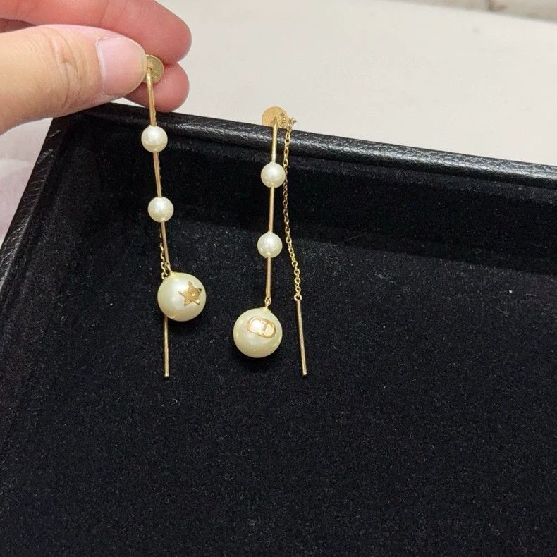 Dior dior pearl drop earrings Size ONE SIZE - 3 Thumbnail