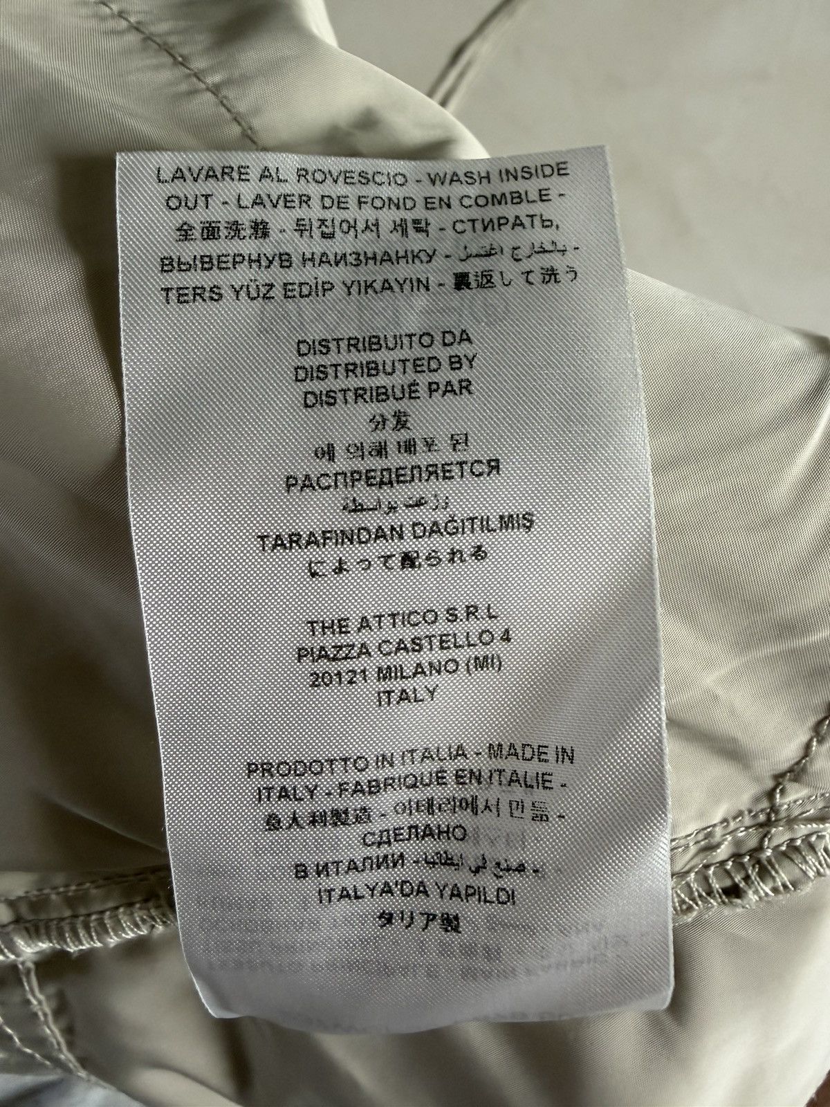 Other The Attico - Marc Forne - Beige Fern Cargo Pants Size US 29 - 11 Thumbnail