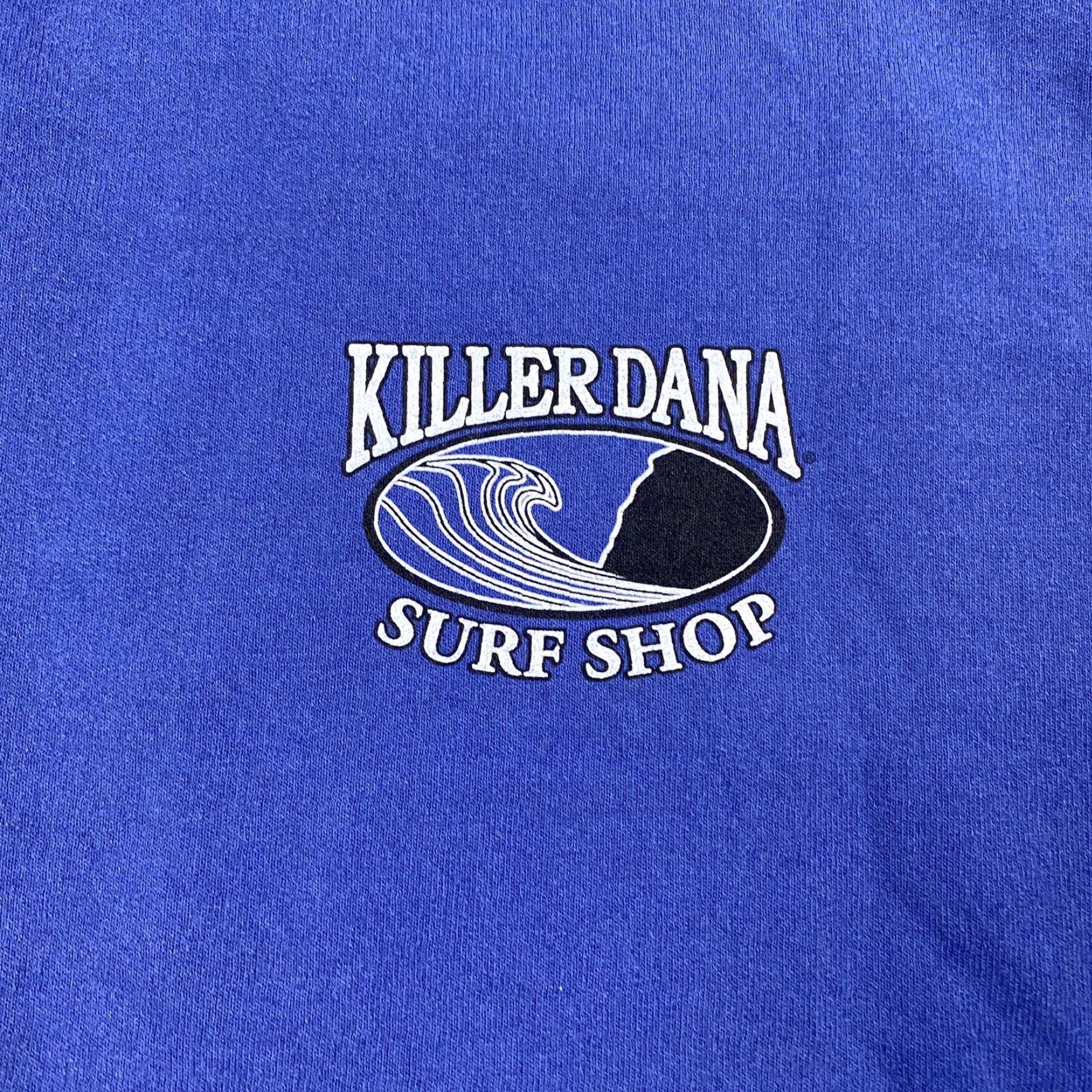 Vintage VINTAGE Killer Dana Pullover Sweatshirt XL Blue Graphic Crewneck Surf USA Mens Size US XL / EU 56 / 4 - 2 Thumbnail