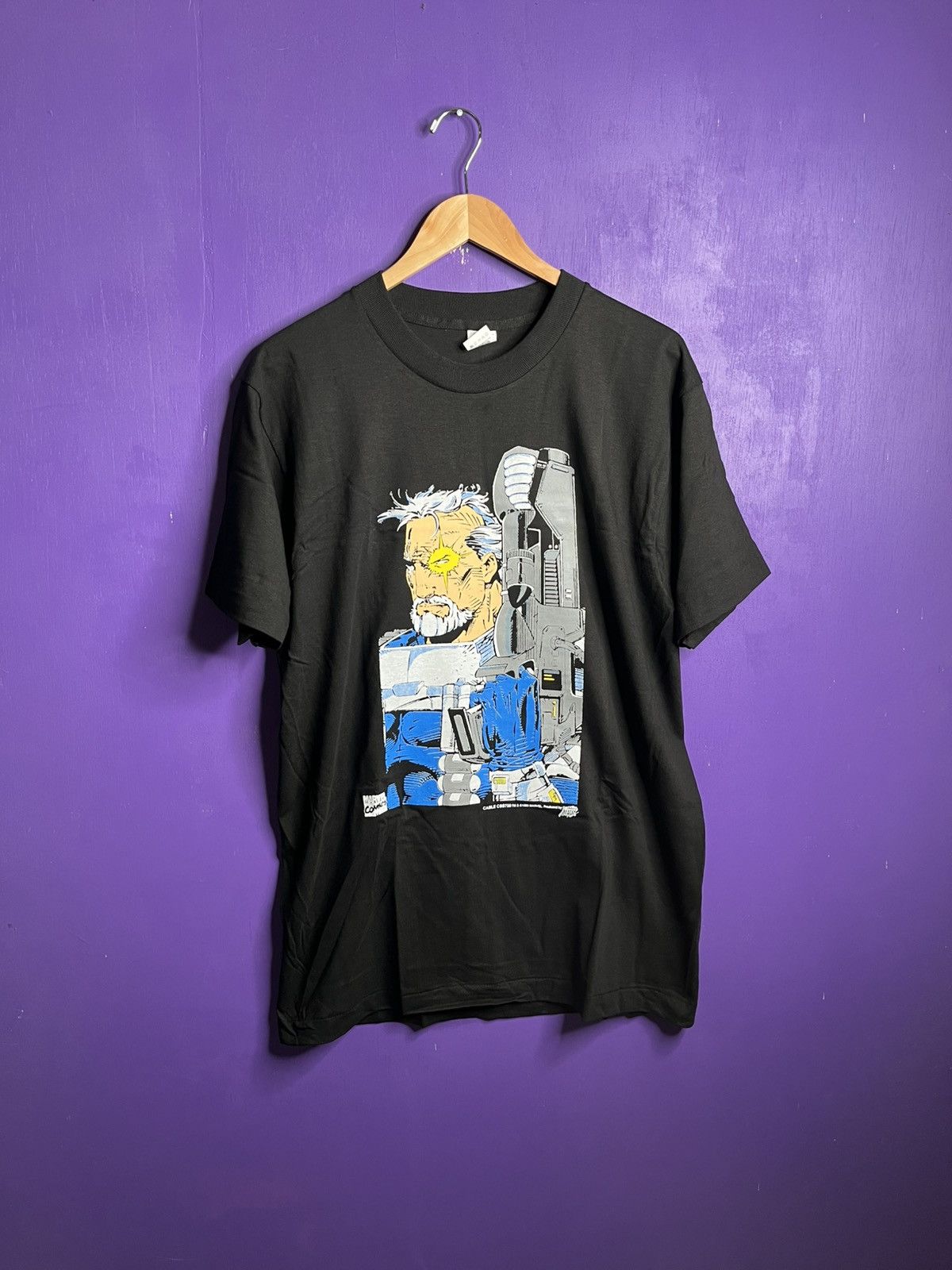 Vintage 1993 Marvel comics Cable t-shirt