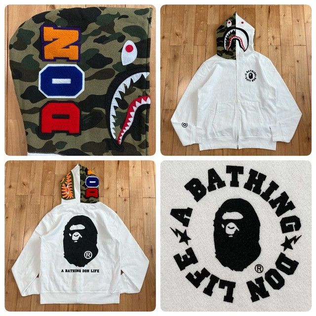 Bape × Coach BAPE × COACH Shark Full Zip Hoodie a bathing ape