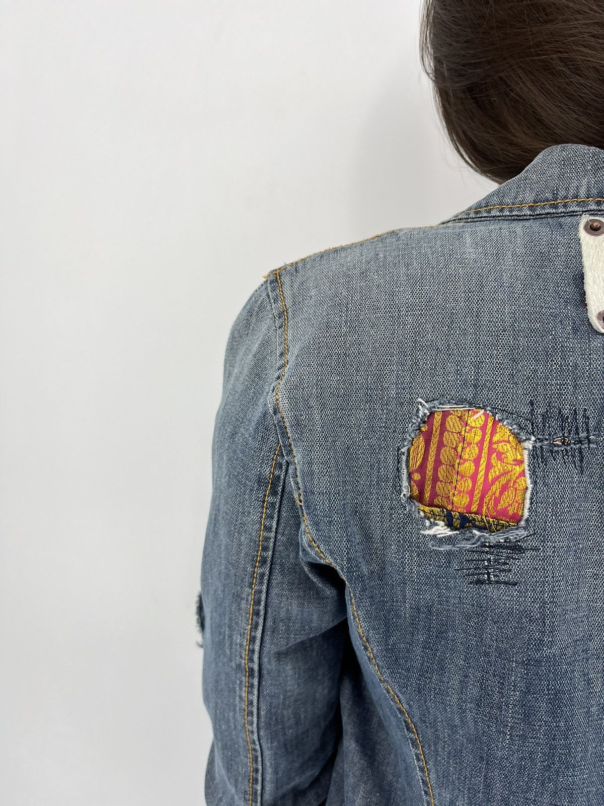 Bray Steve Alan × Japanese Brand Progetti & Prodotti Bray Vintage Y2K Denim Jacket Size S / US 4 / IT 40 - 13 Thumbnail