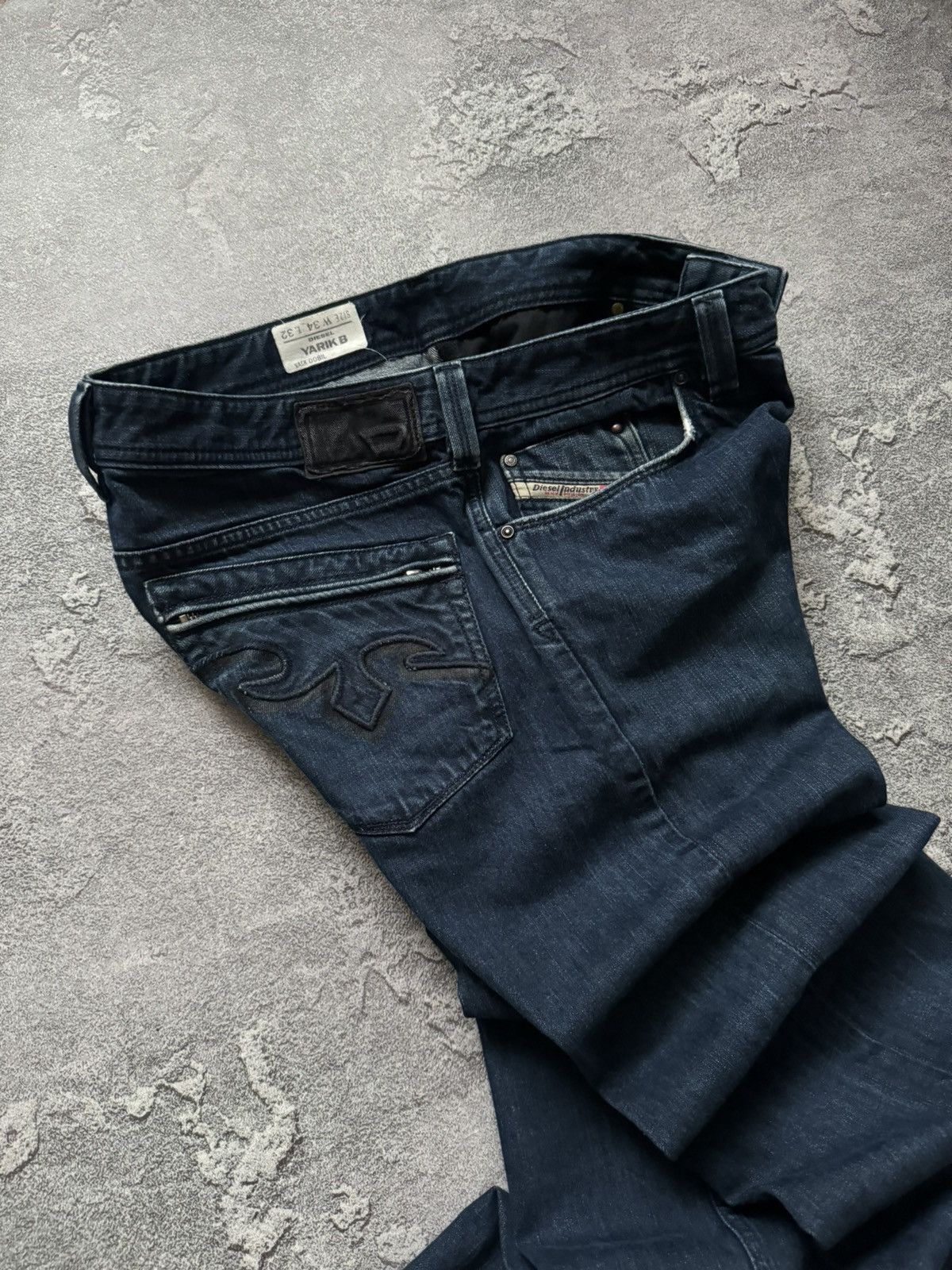 Diesel Diesel 34/32 Yarik B wash 008IL blue denim pant trouser Jean Size US 34 / EU 50 - 17 Thumbnail