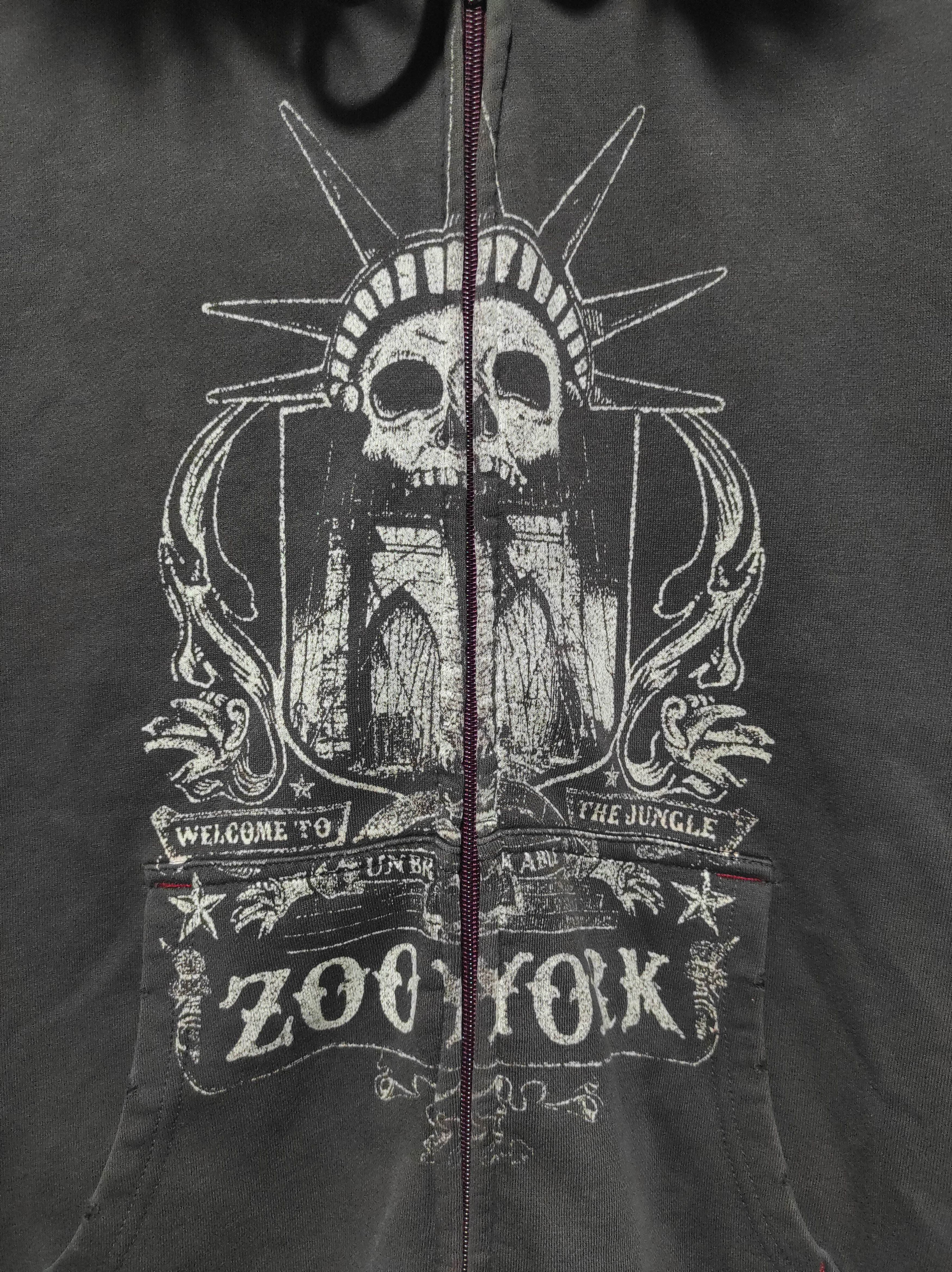 Zoo York skull Zip Fur Hoodie Ifsixwasnine Lgb Style