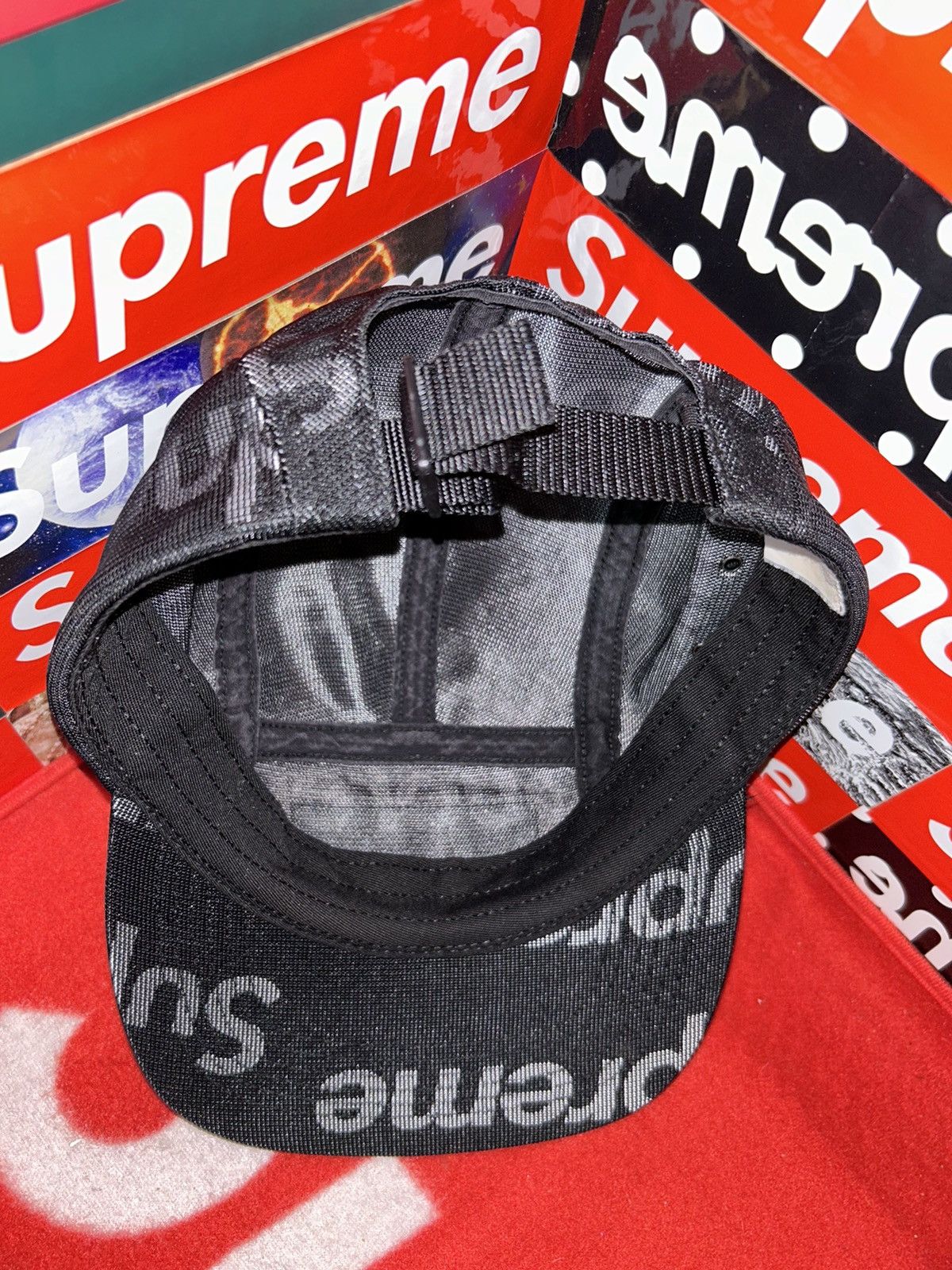 Supreme Supreme Lenticular Logo Camp Cap Black SS19 Size ONE SIZE - 6 Thumbnail