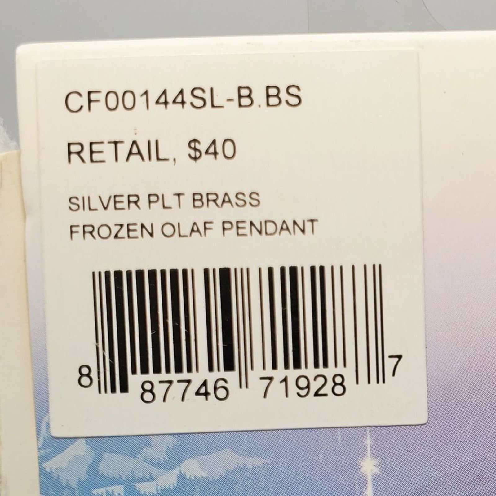 Disney Disney Frozen Olaf Fine Silver Plated Necklace NIP Size ONE SIZE - 8 Thumbnail