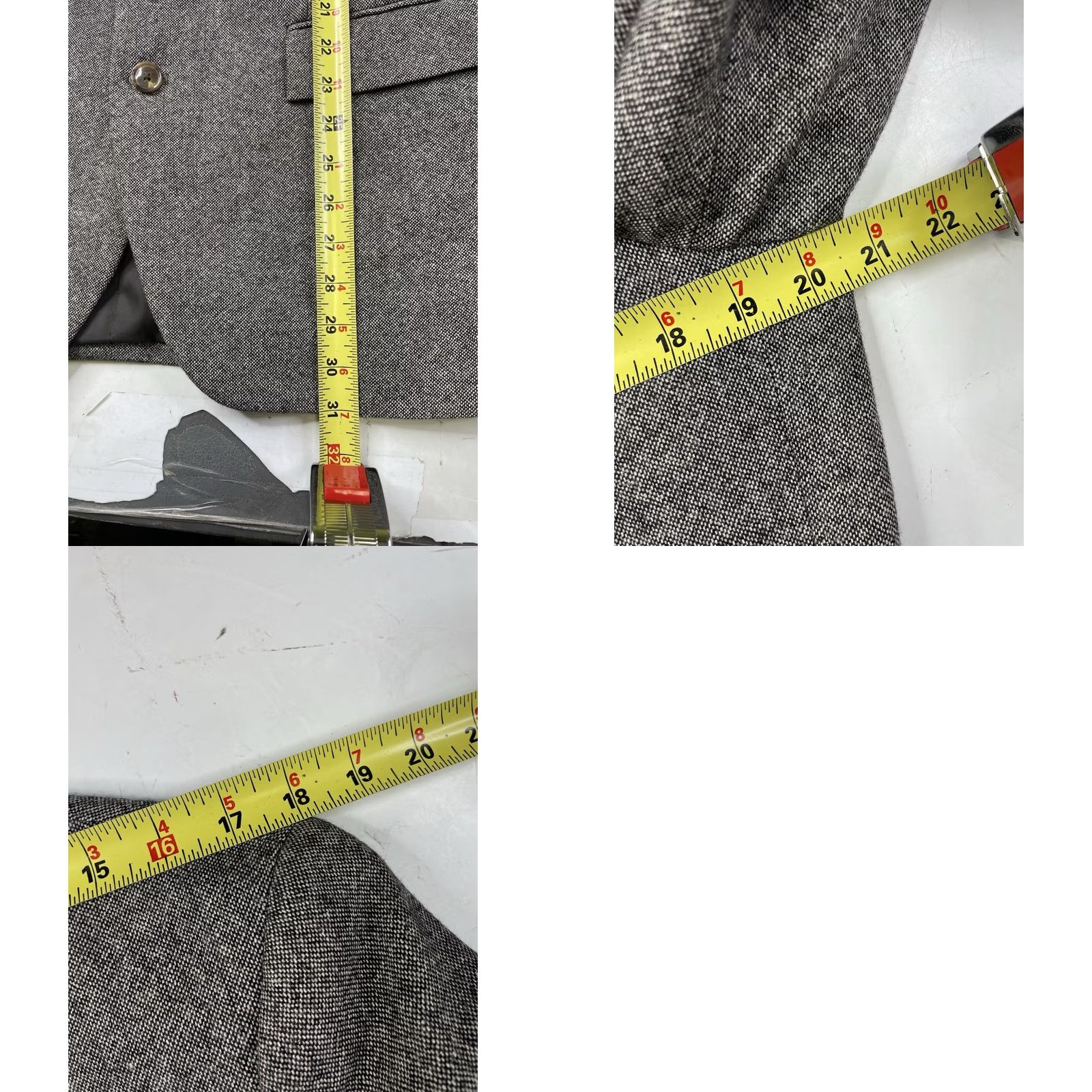 J.Crew NWT J Crew Mens Thompson Blazer Gray Wool Blend Suit Coat Size 40R - 8 Thumbnail