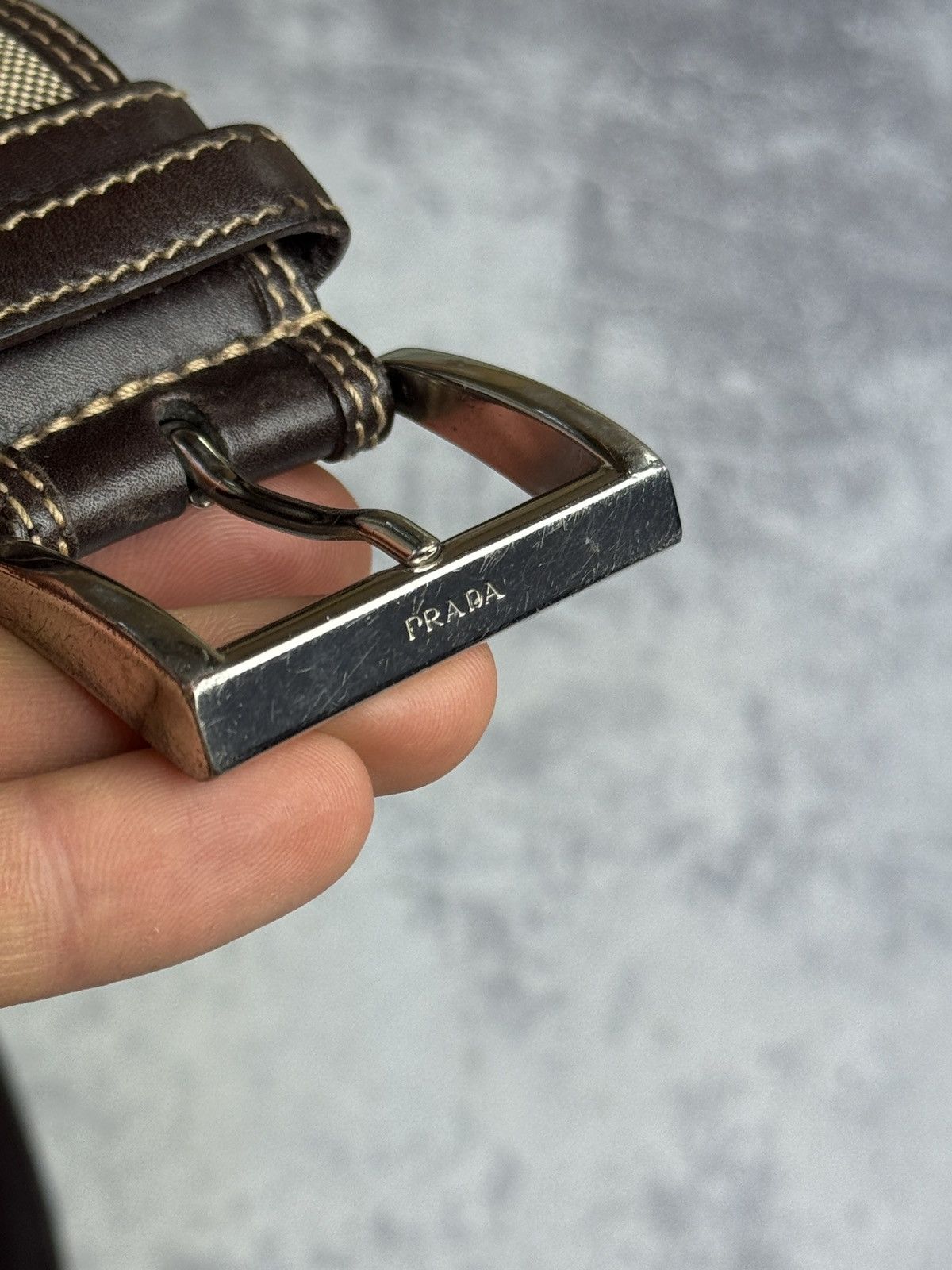 Miu Miu by Prada belt Miu Miu Wide Leather Belt - Brown Belts, Accessories  main image 4