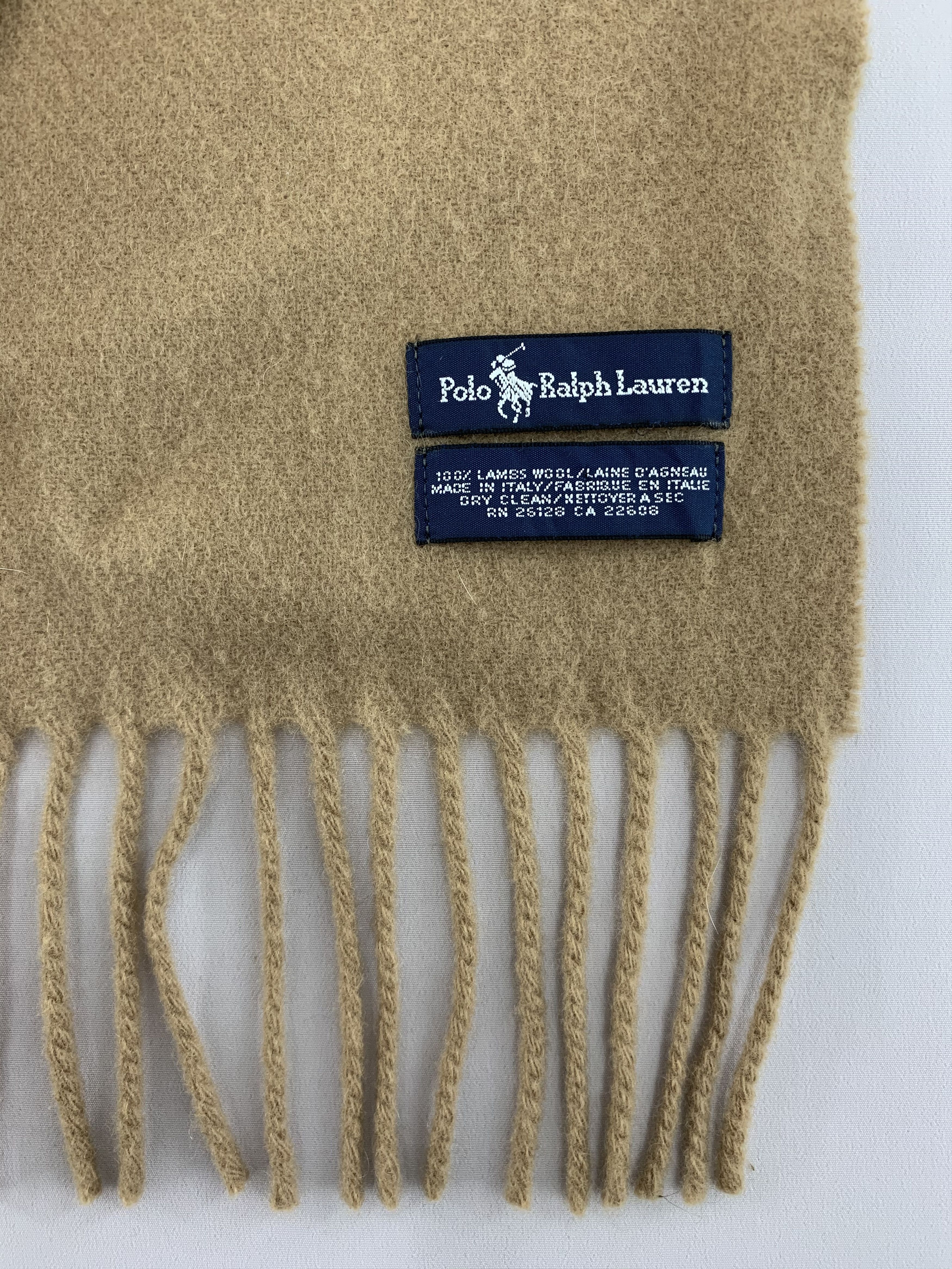 Polo Ralph Lauren Polo Ralph Lauren Scarf Wool Muffler Neck Wrap BL4392 Size ONE SIZE - 4 Thumbnail