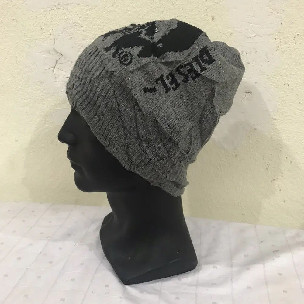 Diesel Diesel Seditionaries Punk Rock Style Beanie Hat Size ONE SIZE - 4 Thumbnail