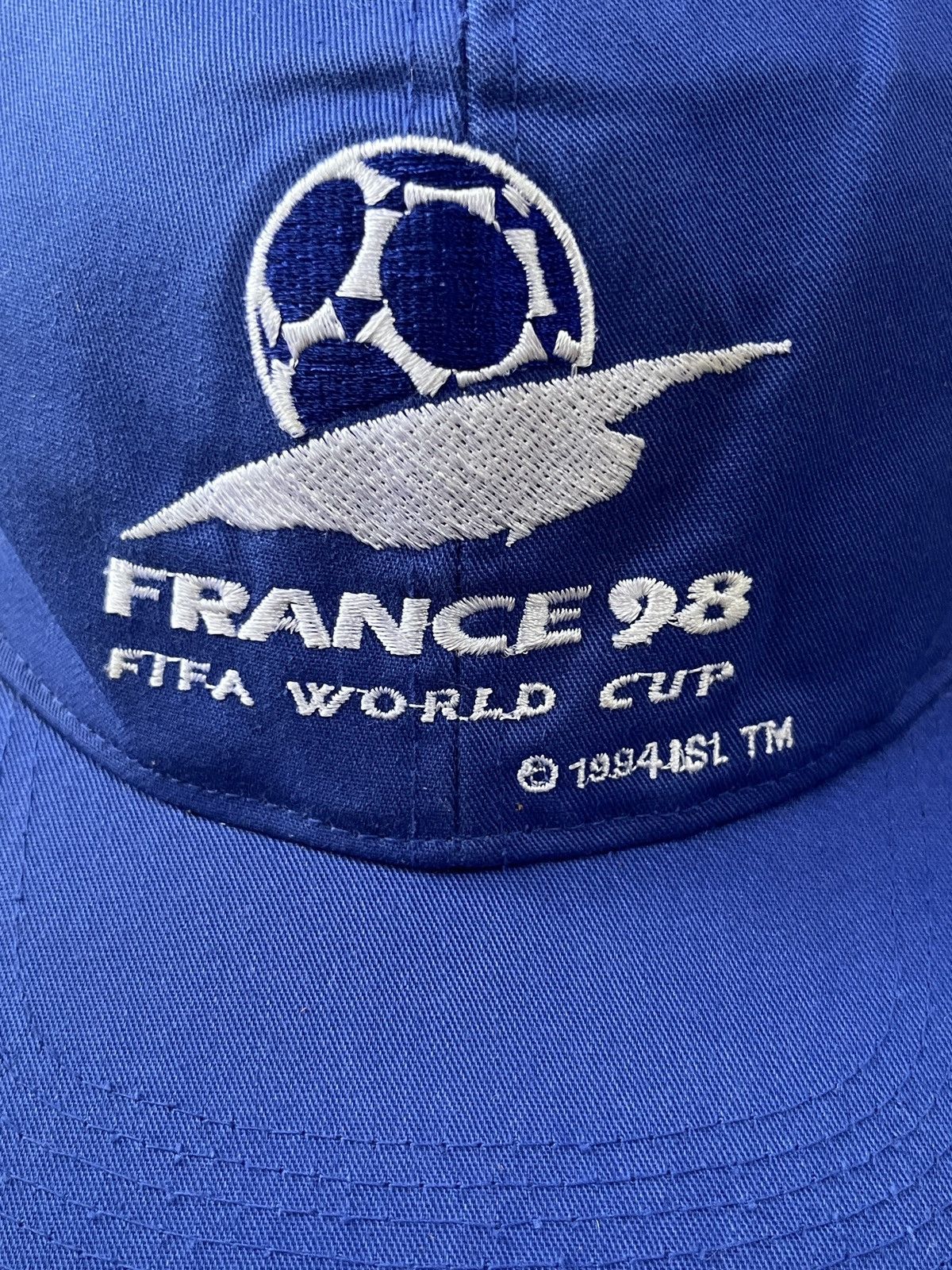 Vintage Vintage 1998 France World Cup Hat Japan Team Size ONE SIZE - 6 Thumbnail
