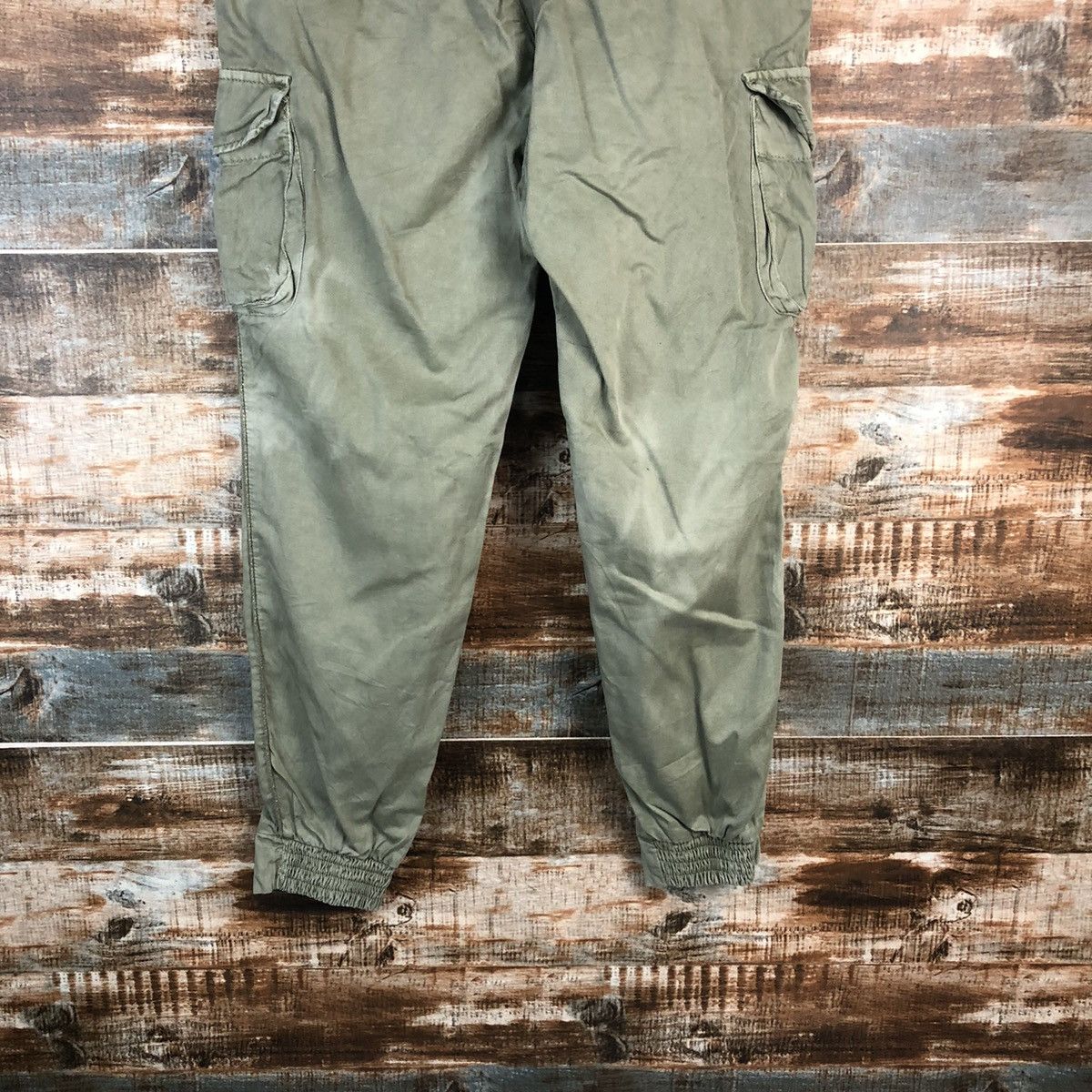 Japanese Brand DL Japanese Brand Green Cargo Multipocket Pants #C645 Size US 33 - 13 Thumbnail