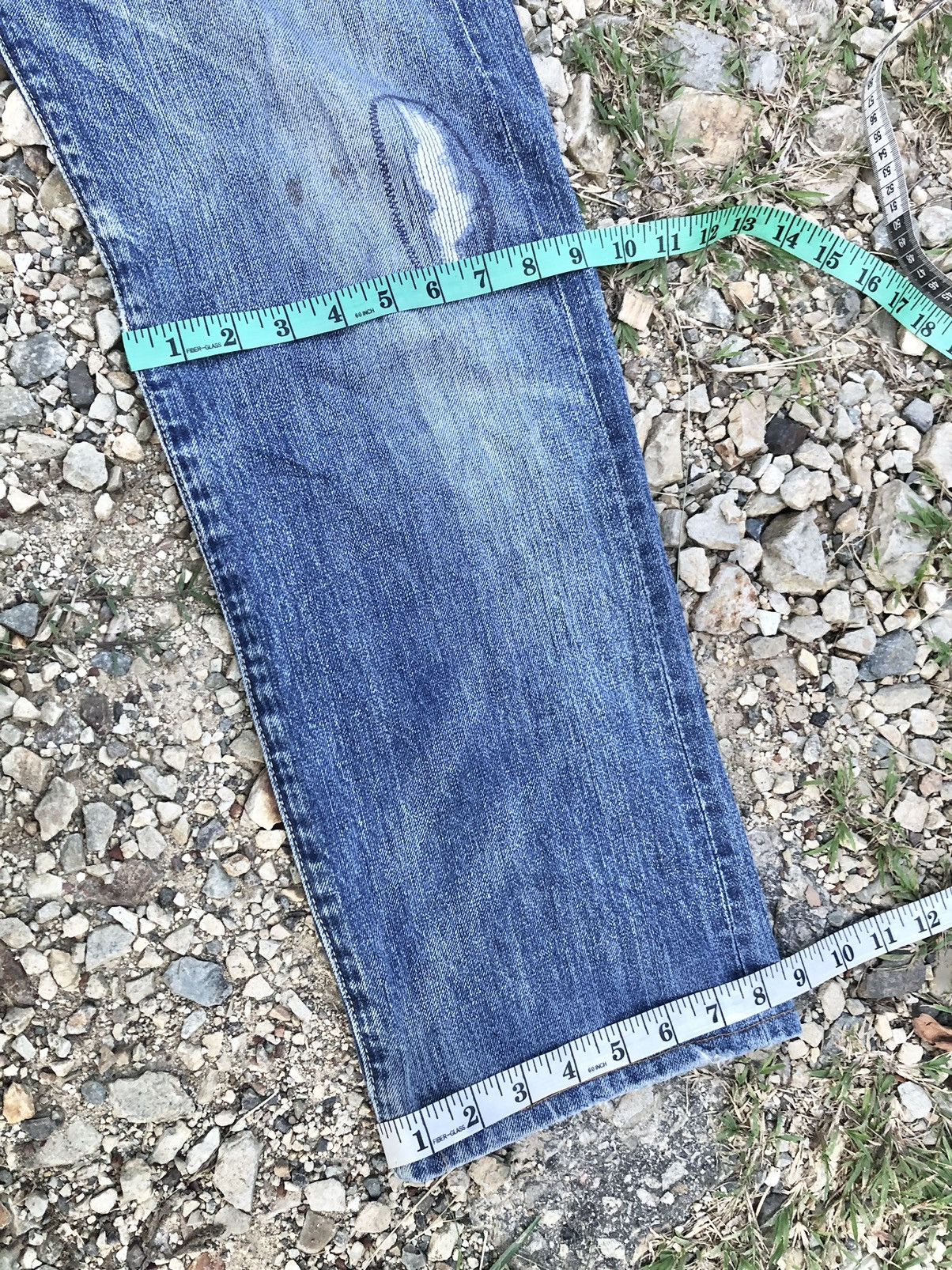 United Arrows SELVEDGE DISTRESSED DENIM BY GREEN LABEL Size US 31 - 10 Thumbnail