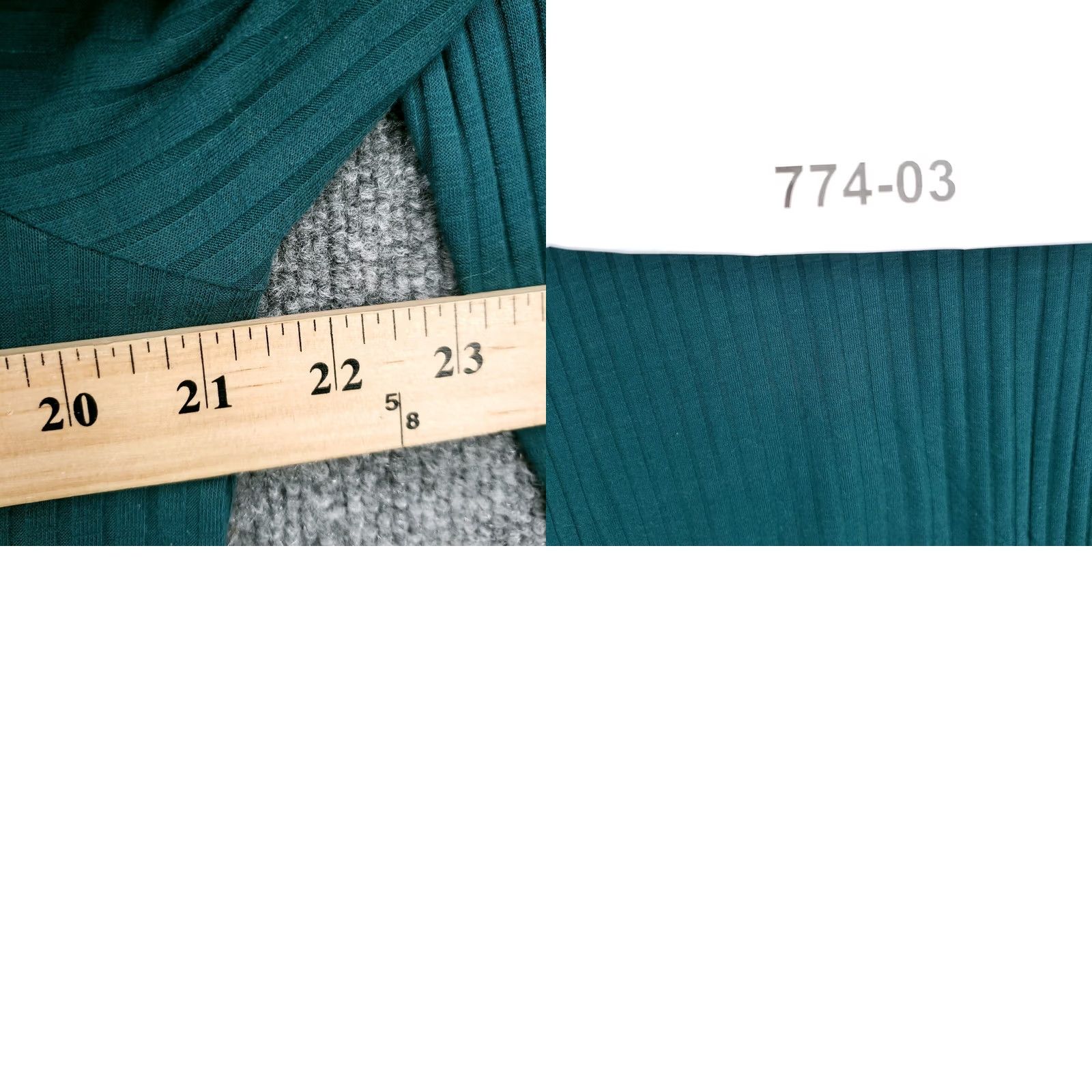 Vintage Rue21 Blouse Womens 1X Green Tunic Lace Up Long Sleeve Knit V-Neck Ribbed Cotton Plus Size Shirt Women Size XL / US 12-14 / IT 48-50 - 8 Thumbnail