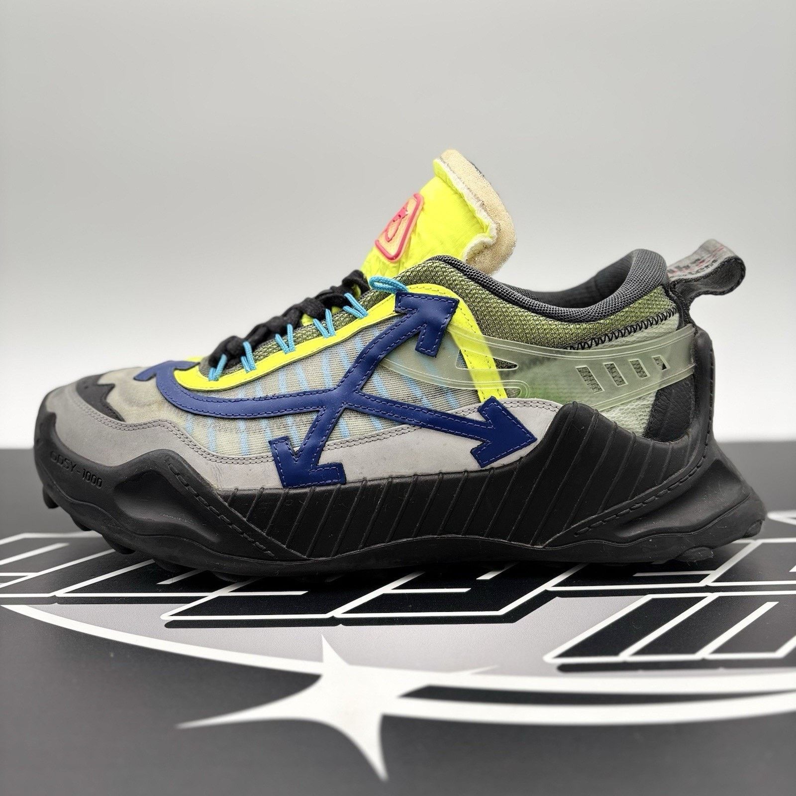 Off-White Off-White ODSY-1000 ' Grey Lime ' | GREAT CONDITION! Size US 11 / EU 44 - 12 Thumbnail