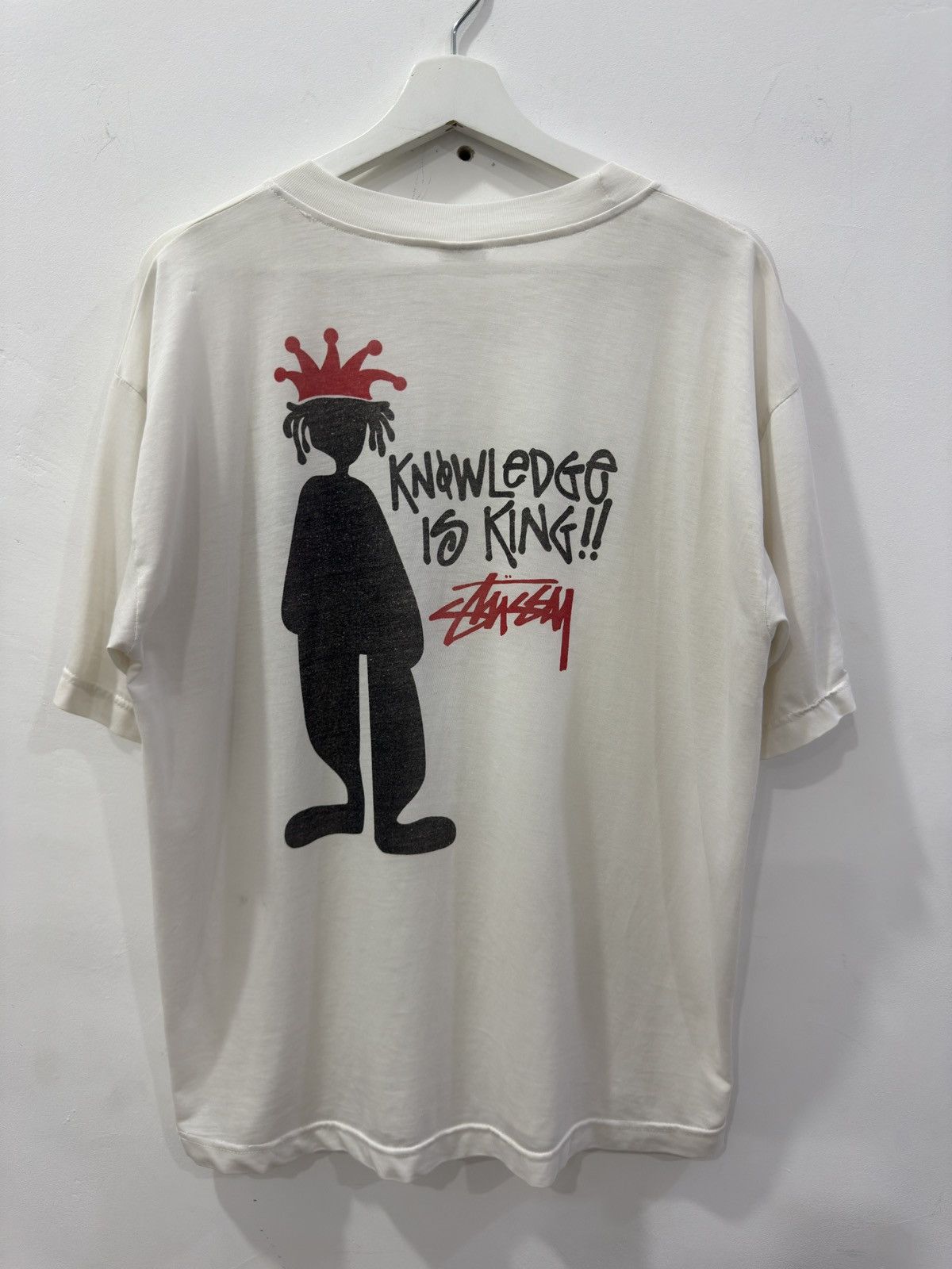 STUSSY】 KNOWLEDGE BE ALL UP ON IT!! ロンT STUSSY トップス