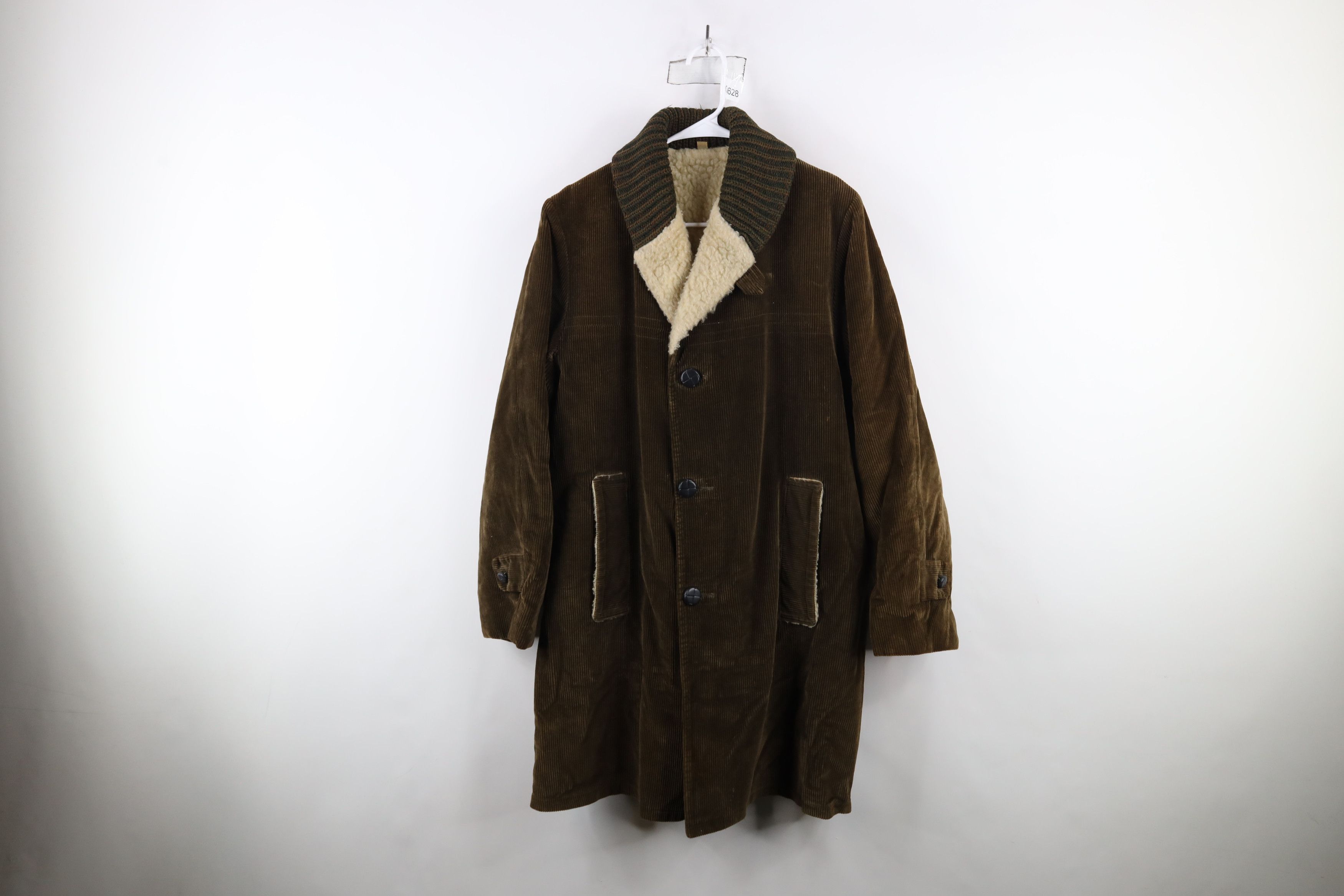 Vintage 60s 70s Streetwear Blanket Lined Corduroy Jacket USA