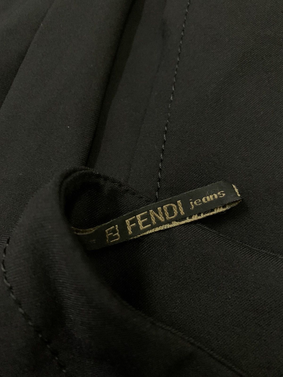 Fendi Fendi Roma Italy Super Black Skirt Size 26" / US 2 / IT 38 - 6 Thumbnail