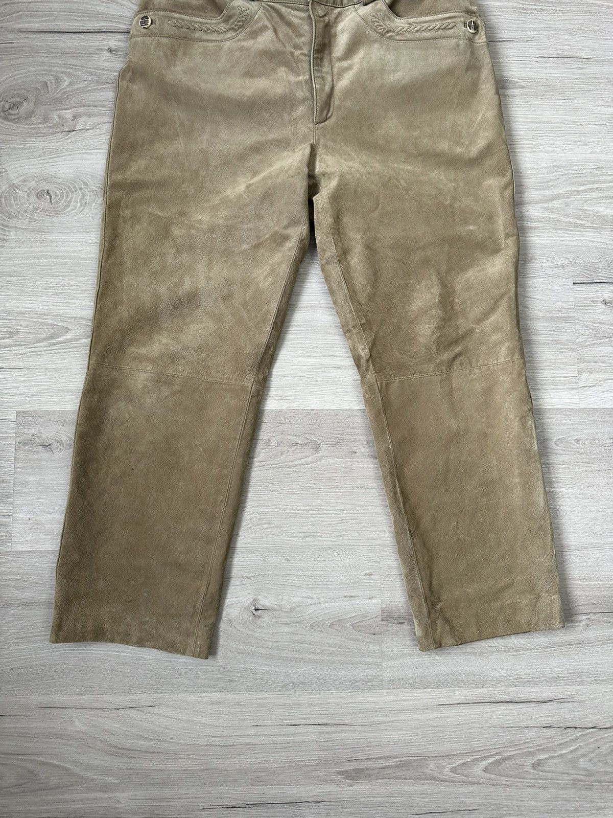 Leather Leather Men’s Cowboy JCC Pants Bike Moto Y2K Size US 36 / EU 52 - 5 Thumbnail