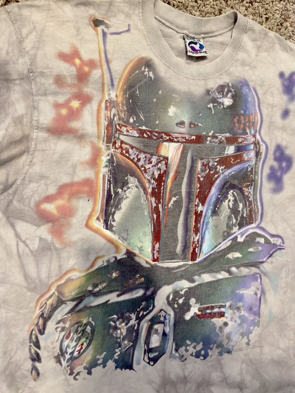 Liquid Blue Liquid Blue - Vintage Boba Fett T-Shirt (1997) XL Size US XL / EU 56 / 4 - 3 Thumbnail